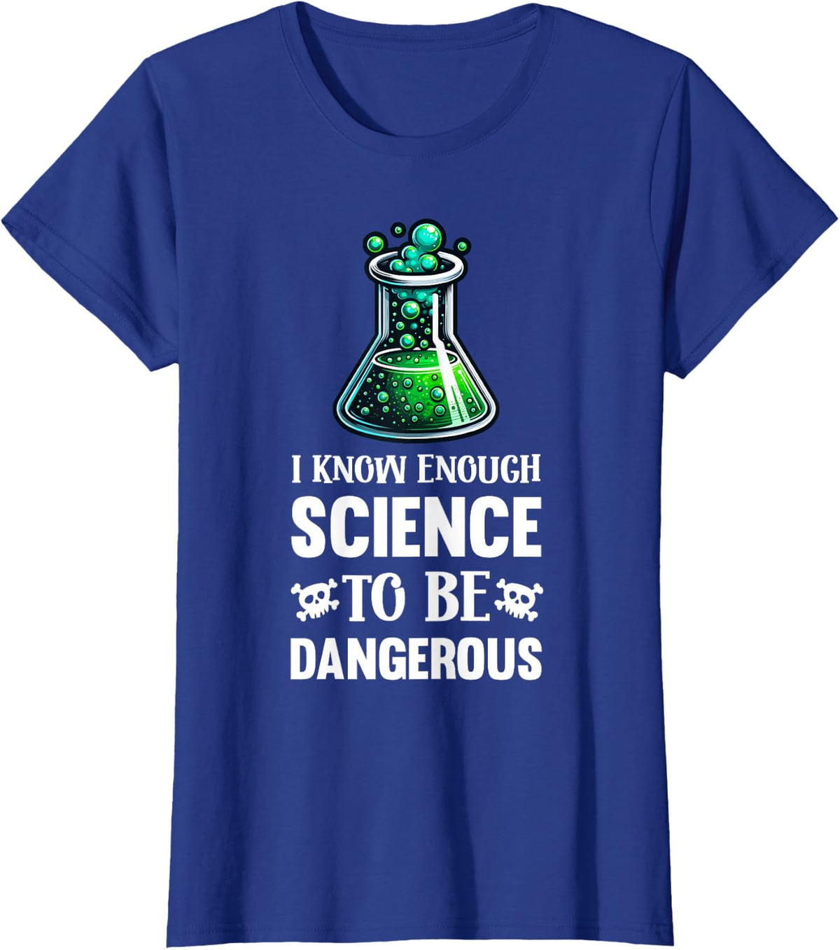 Funny Chemistry Shirts for Men Science Pun Tees Lab Experiment Nerd Geek T-Shirts - Royal Blue