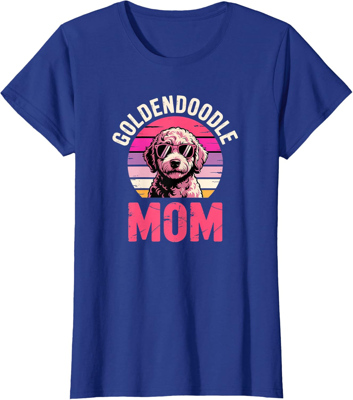 Goldendoodle Mom T-Shirt - Royal Blue