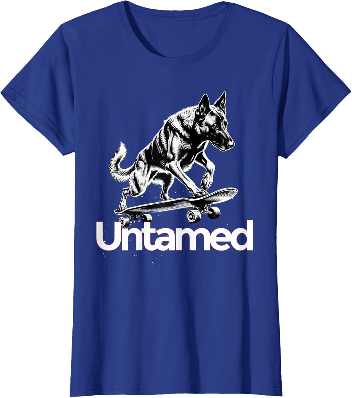 Belgian Malinois Shepherd Dog Untamed T-Shirt - Royal Blue
