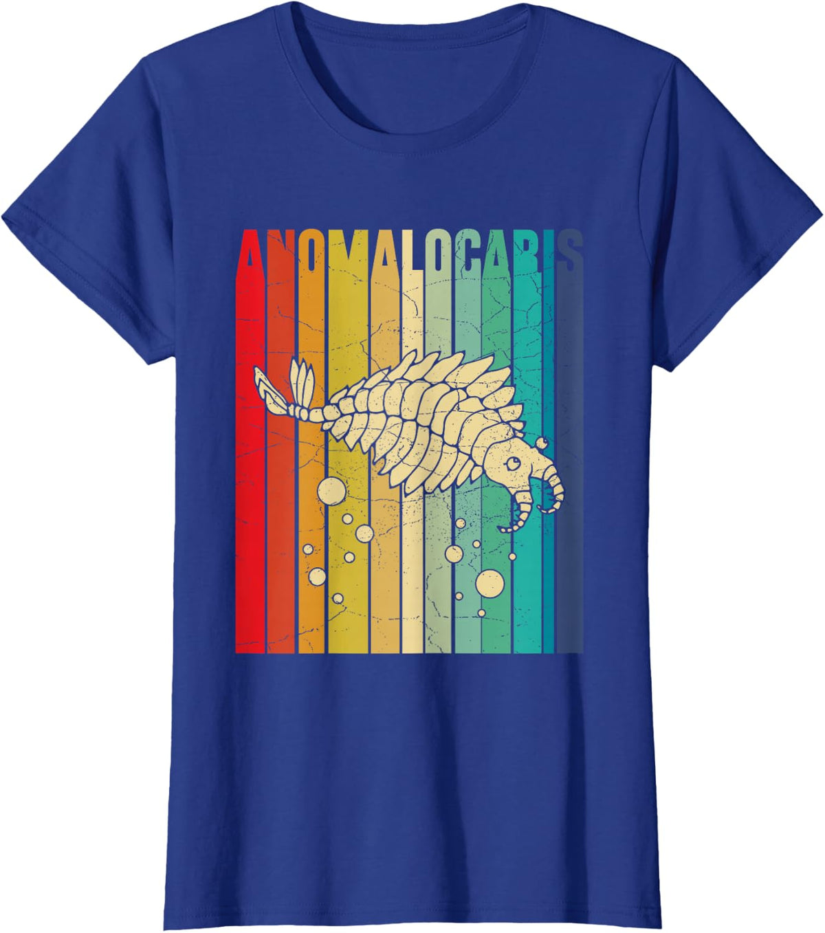 Anomalocaris Vintage Style T-Shirt - Royal Blue