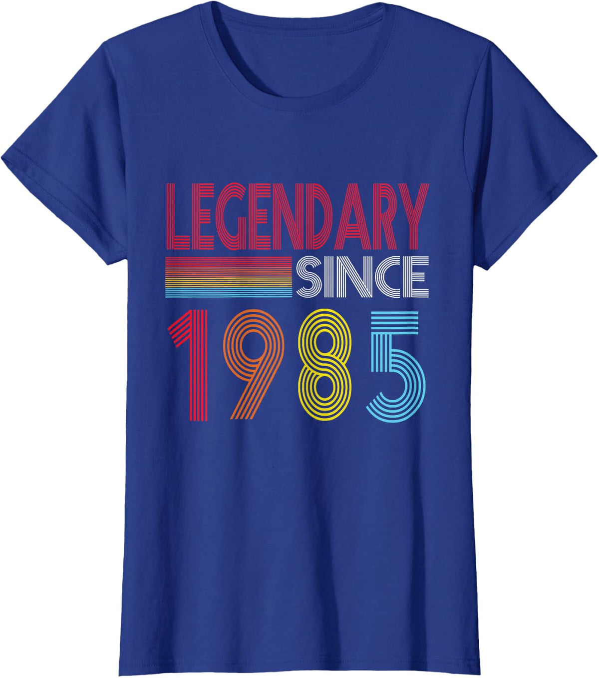 Legendary Since 1985 Birthday Vintage Retro Birthday 1985 T-Shirt - Royal Blue