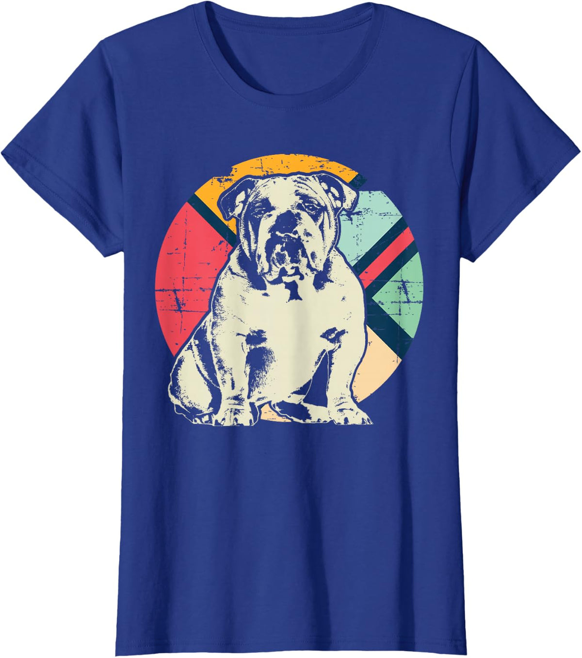 English Bulldog British Bulldog T-Shirt - Royal Blue
