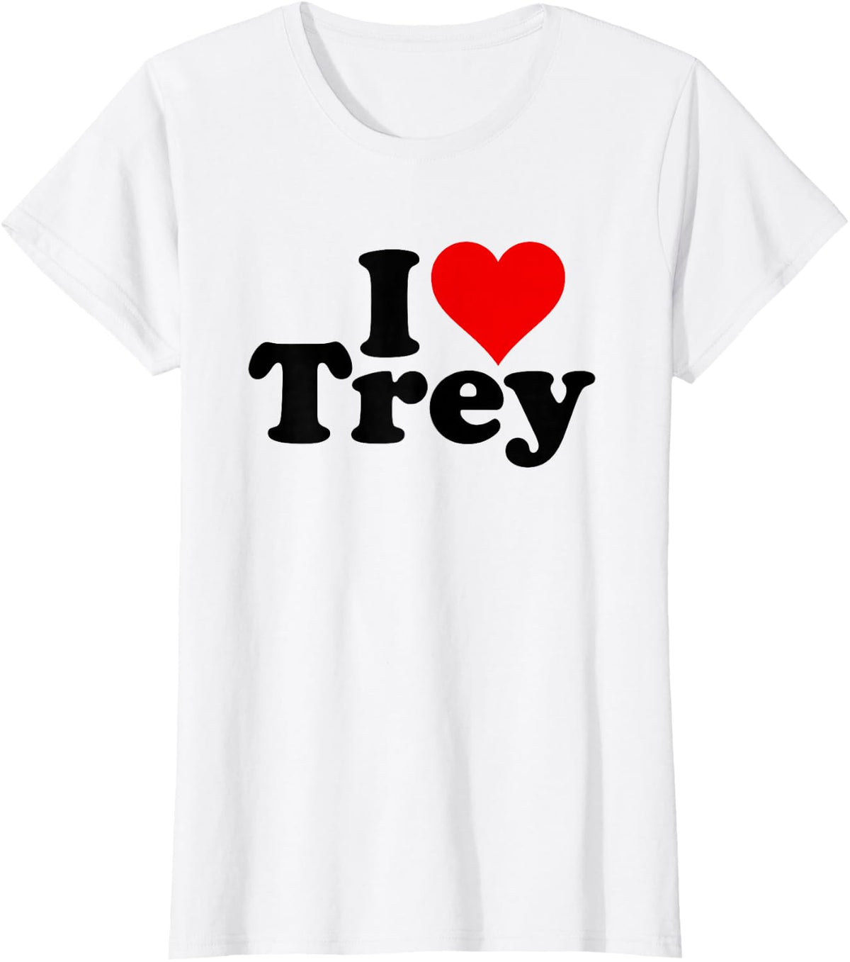 I LOVE HEART TREY T-Shirt - White