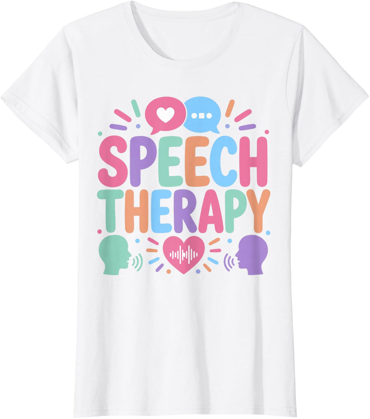 Speech Therapy Communication Appreciation T-Shirt - White