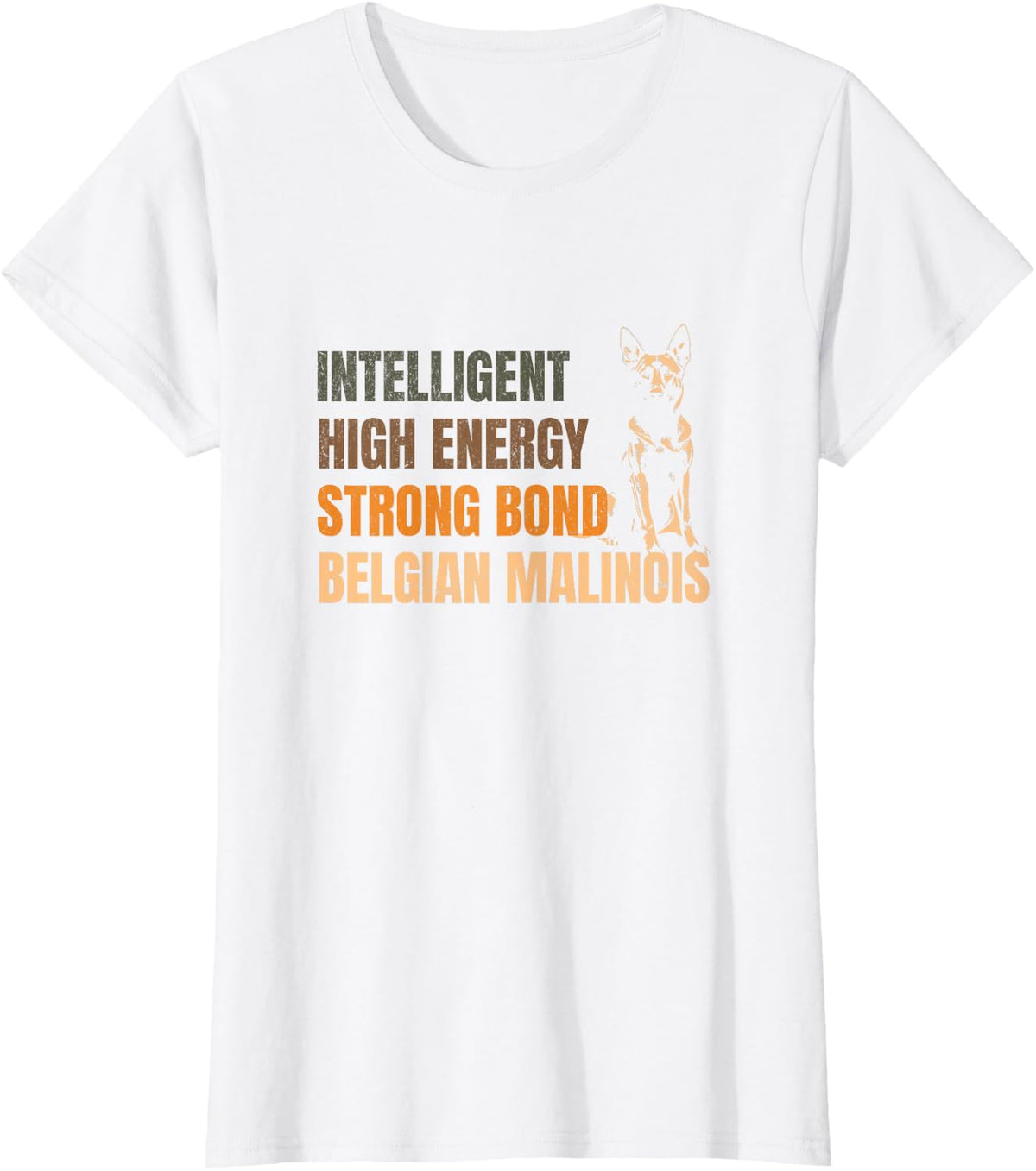 Belgian Malinois Dog Training - Malinois Lover Men Women T-Shirt - White