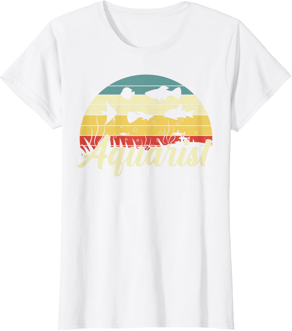 Aquarist Fish Collector Aquarium Tropical Freshwater Lover T-Shirt - White