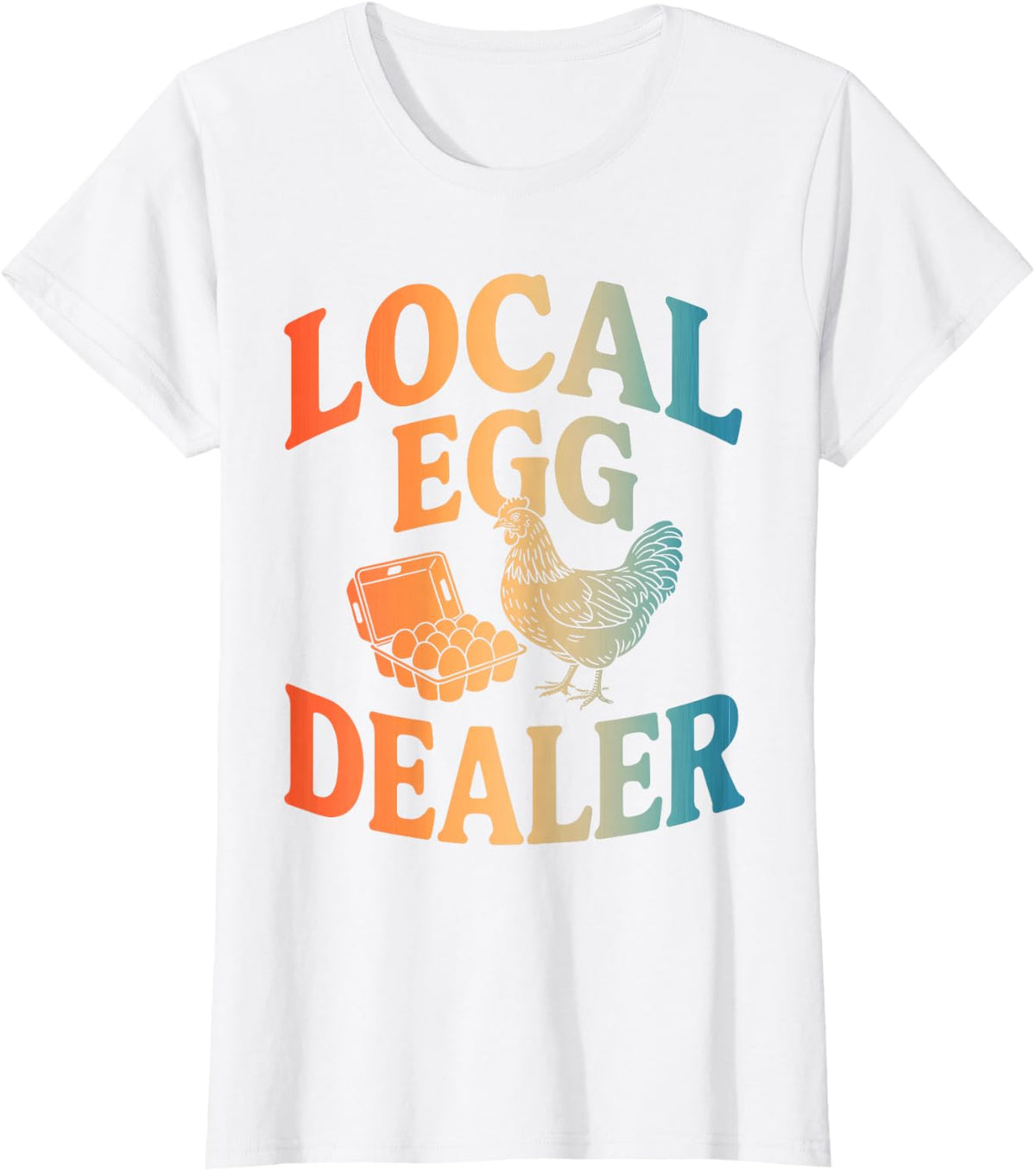 Funny Egg Lover Art for Men Women Kids Fried Egg Costume T-Shirt - White