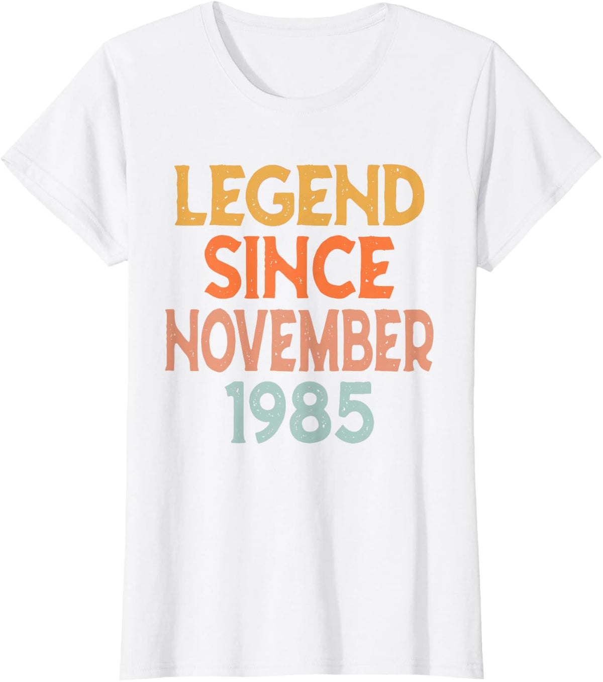 Vintage 1985 Men Women 41 Year Old November 41st Birthday T-Shirt - White