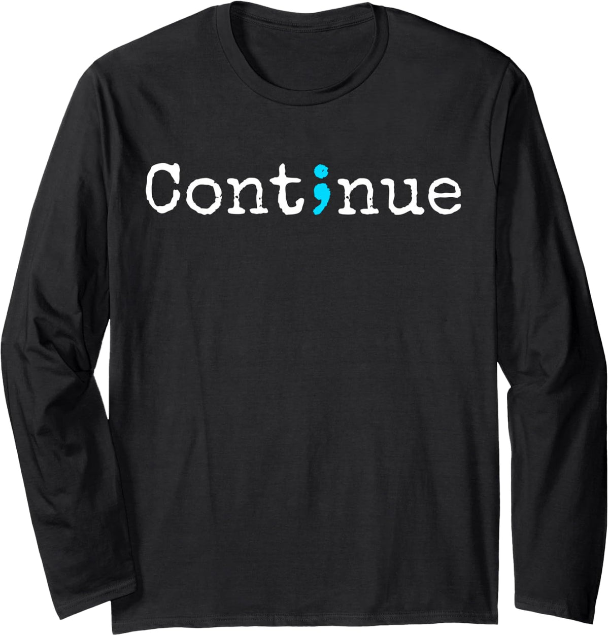 Person Behind Me Suicide Prevention & Depression Awareness Long Sleeve T-Shirt - Adult Unisex Black