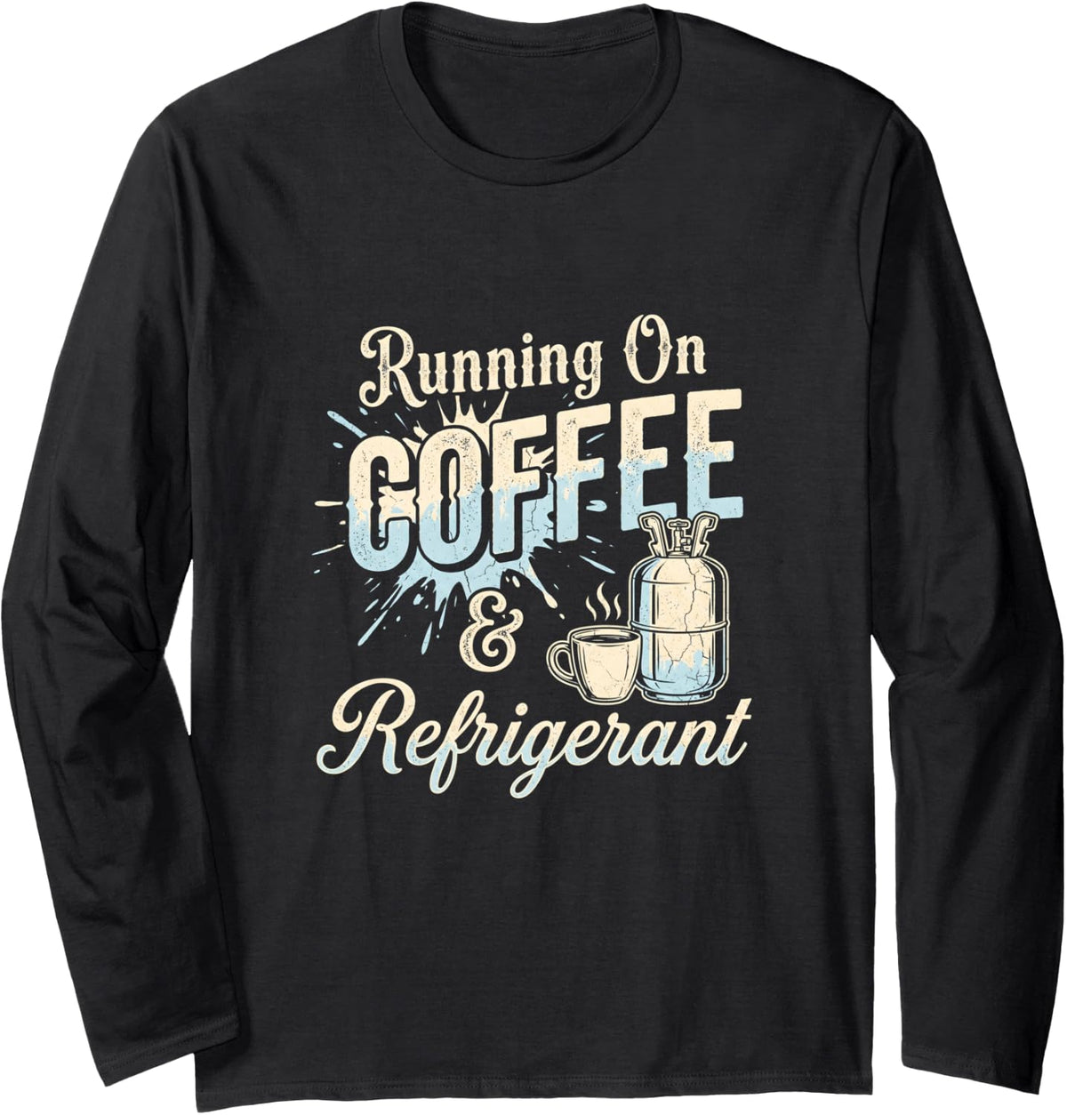 Mechanic Installer Long Sleeve T-Shirt - Adult Unisex Black