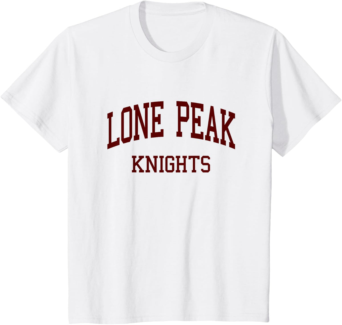 Lone Peak High School HS Highland UT Retro T-Shirt - White