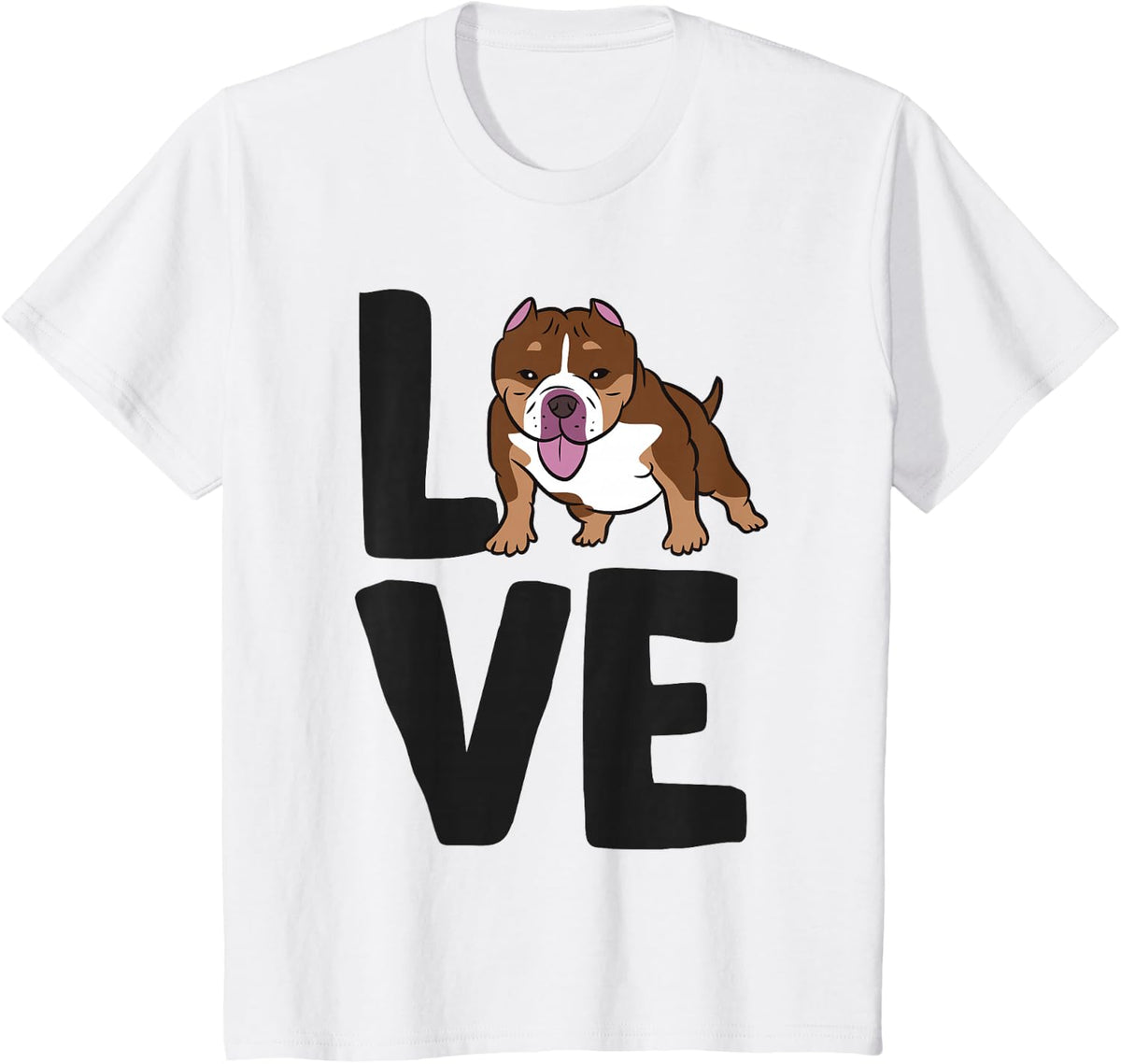 American Bully Owner I Love American Bully Dogs T-Shirt - White