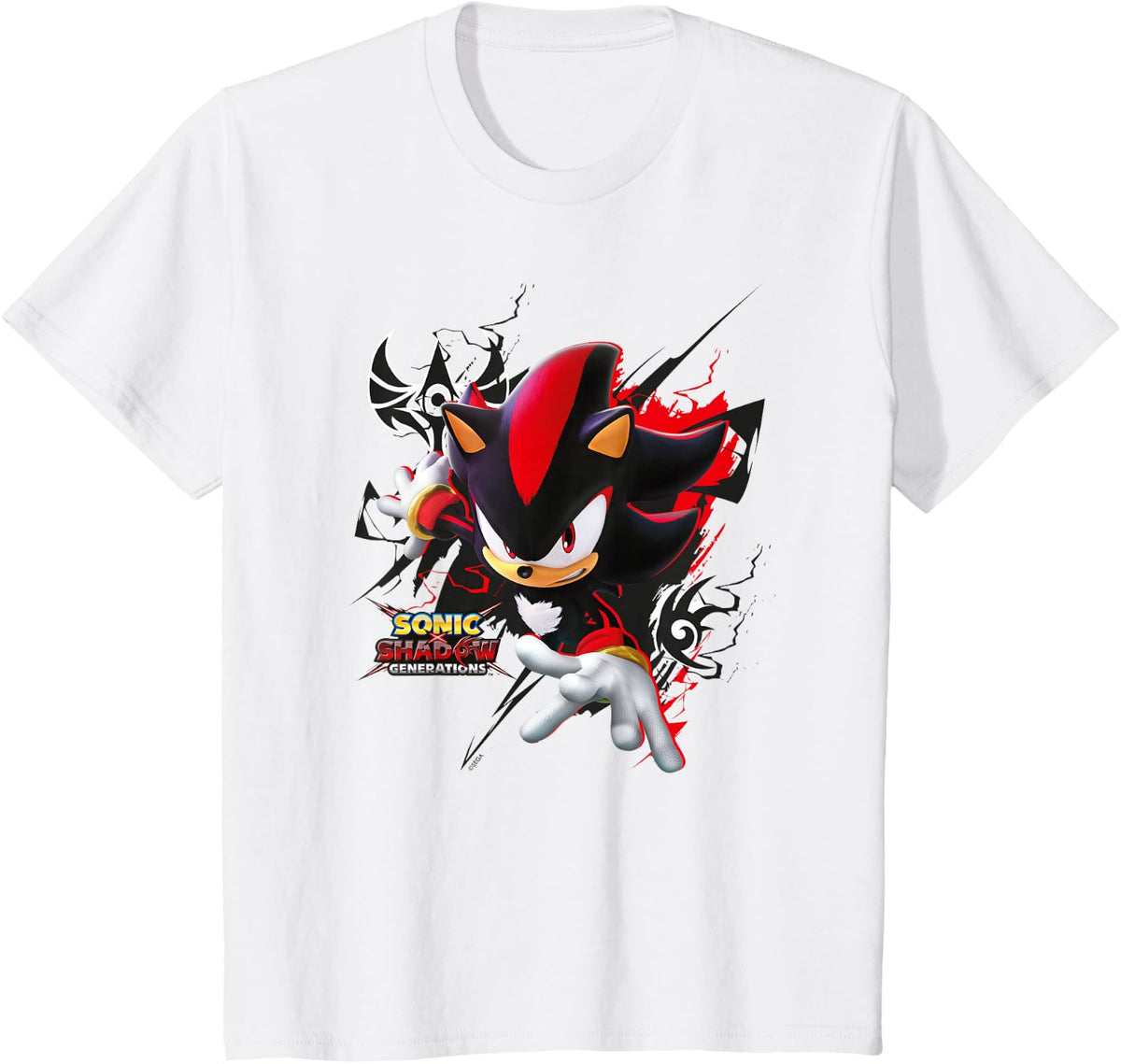Sonic The Hedgehog, Sonic X Shadow Generations - Unleashed T-Shirt - White