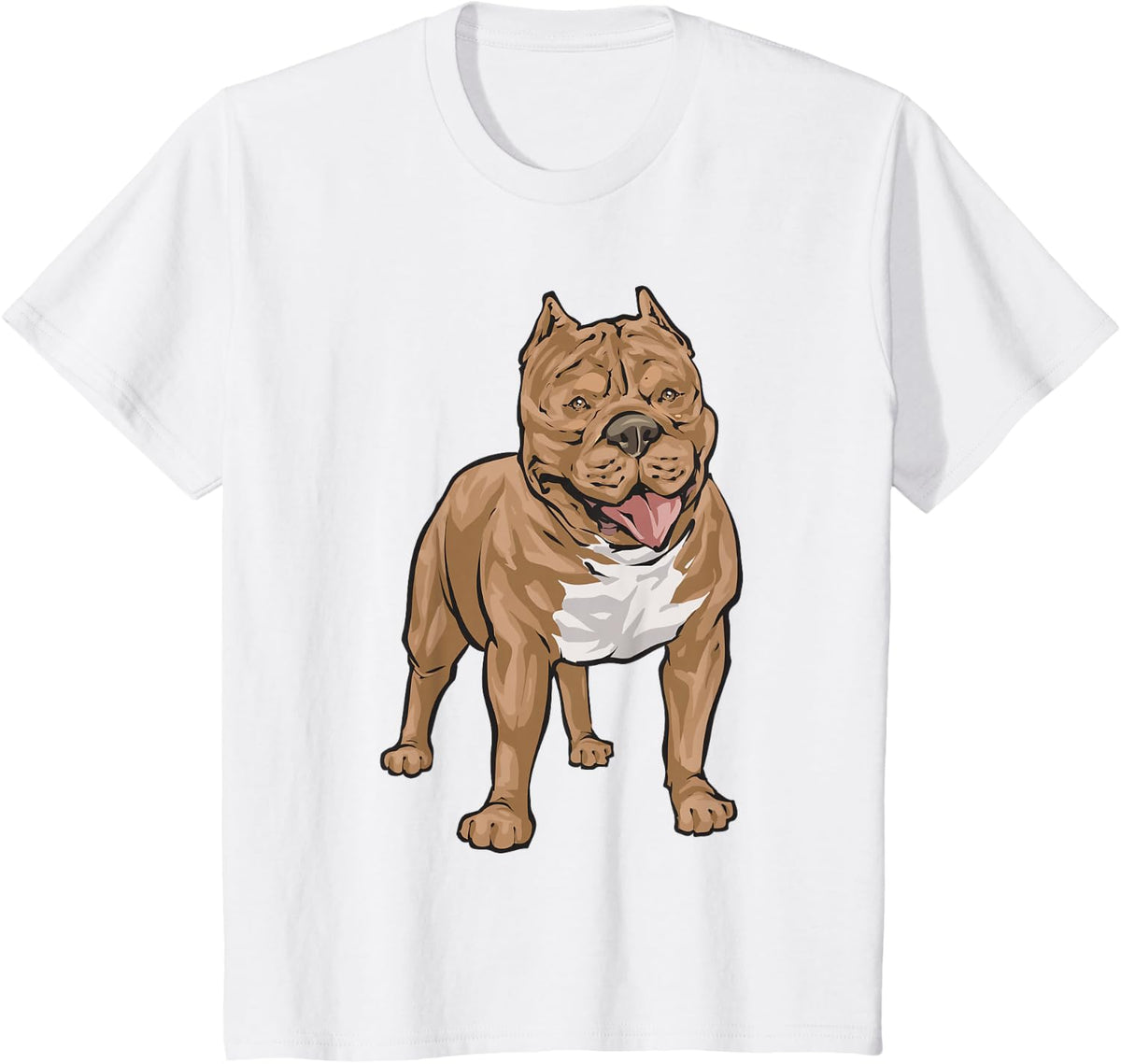 American Bully Dog XL American Bully T-Shirt - White