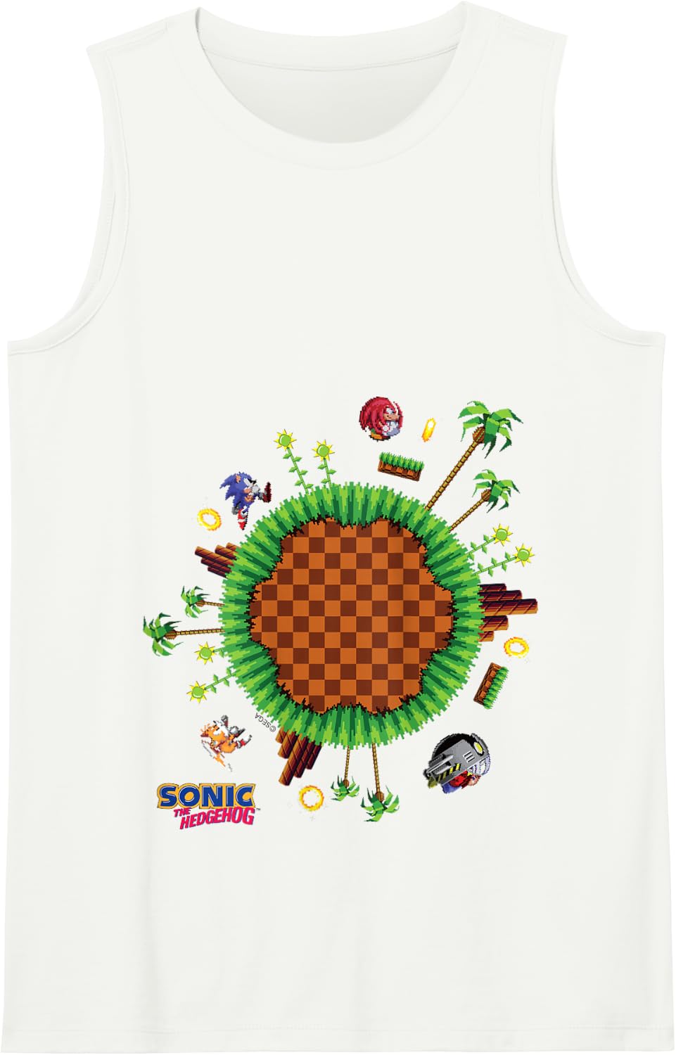 Sonic the Hedgehog - World Tank Top - White