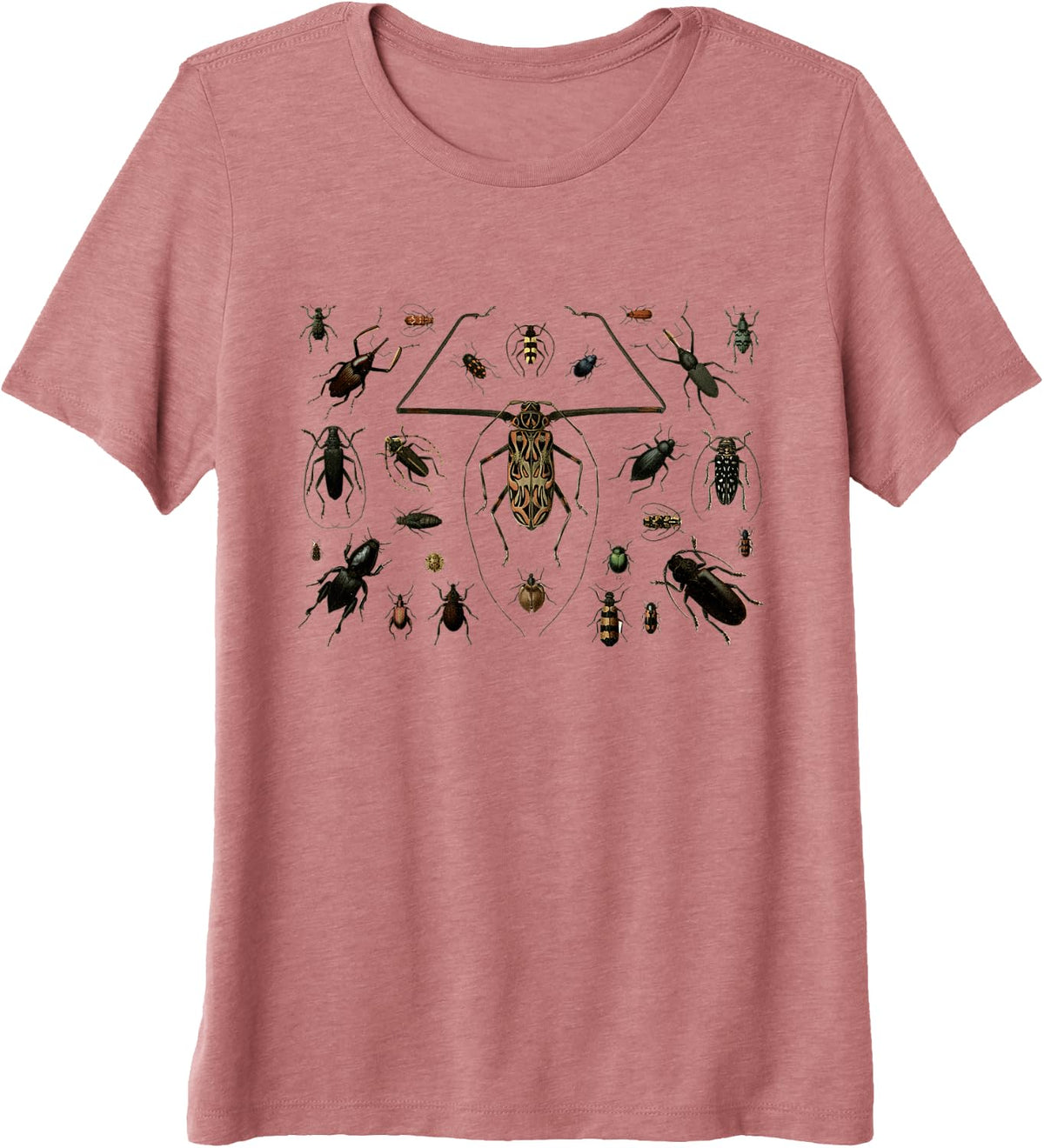 Vintage Insect Cool Bug Beetle Science Teacher Biology Premium Tri-blend T-Shirt - Mauve