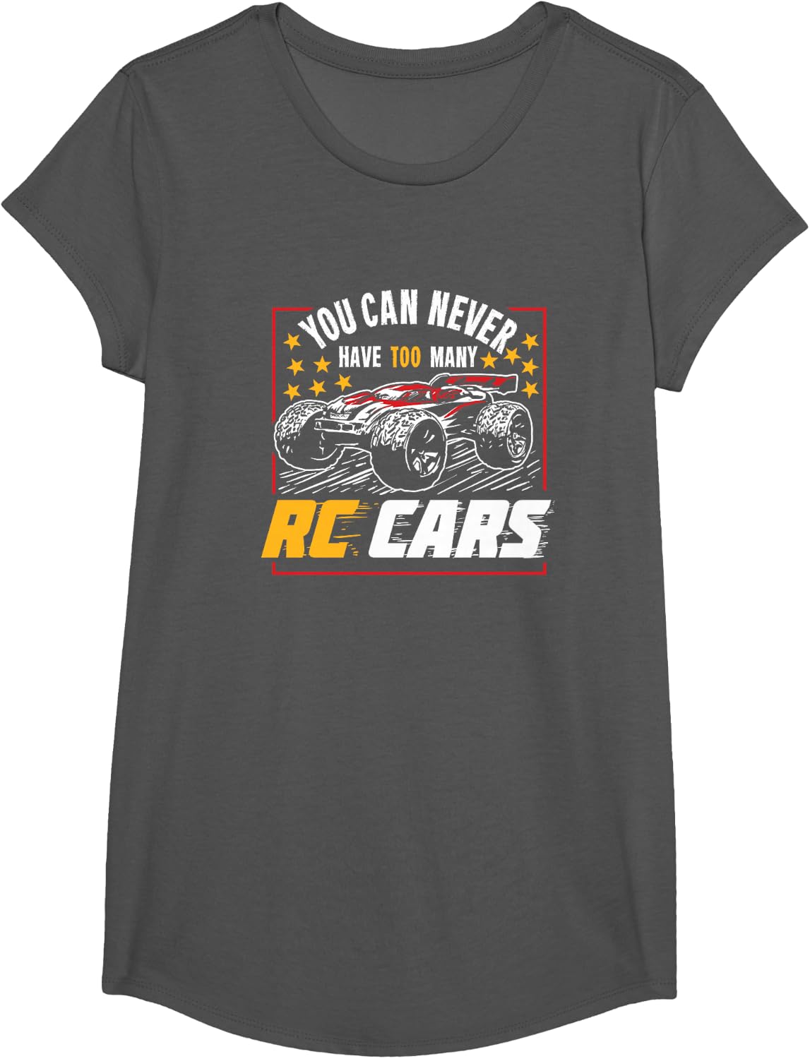 RC Car Racing Gift For An RC Car Racer T-Shirt - Girls Asphalt Grey
