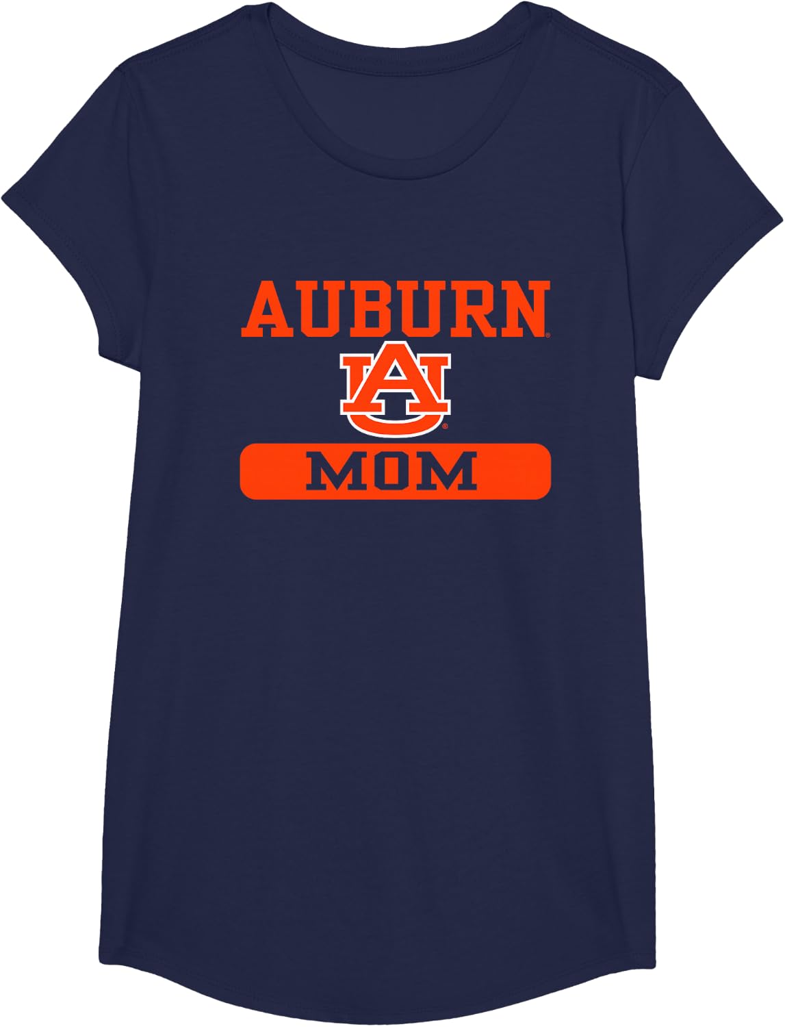 Auburn Tigers Mom Officially Licensed T-Shirt - Girls Navy Blue