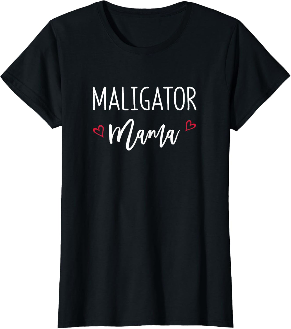 Funny Belgian Malinois Mom Maligator Mama T-Shirt - Black