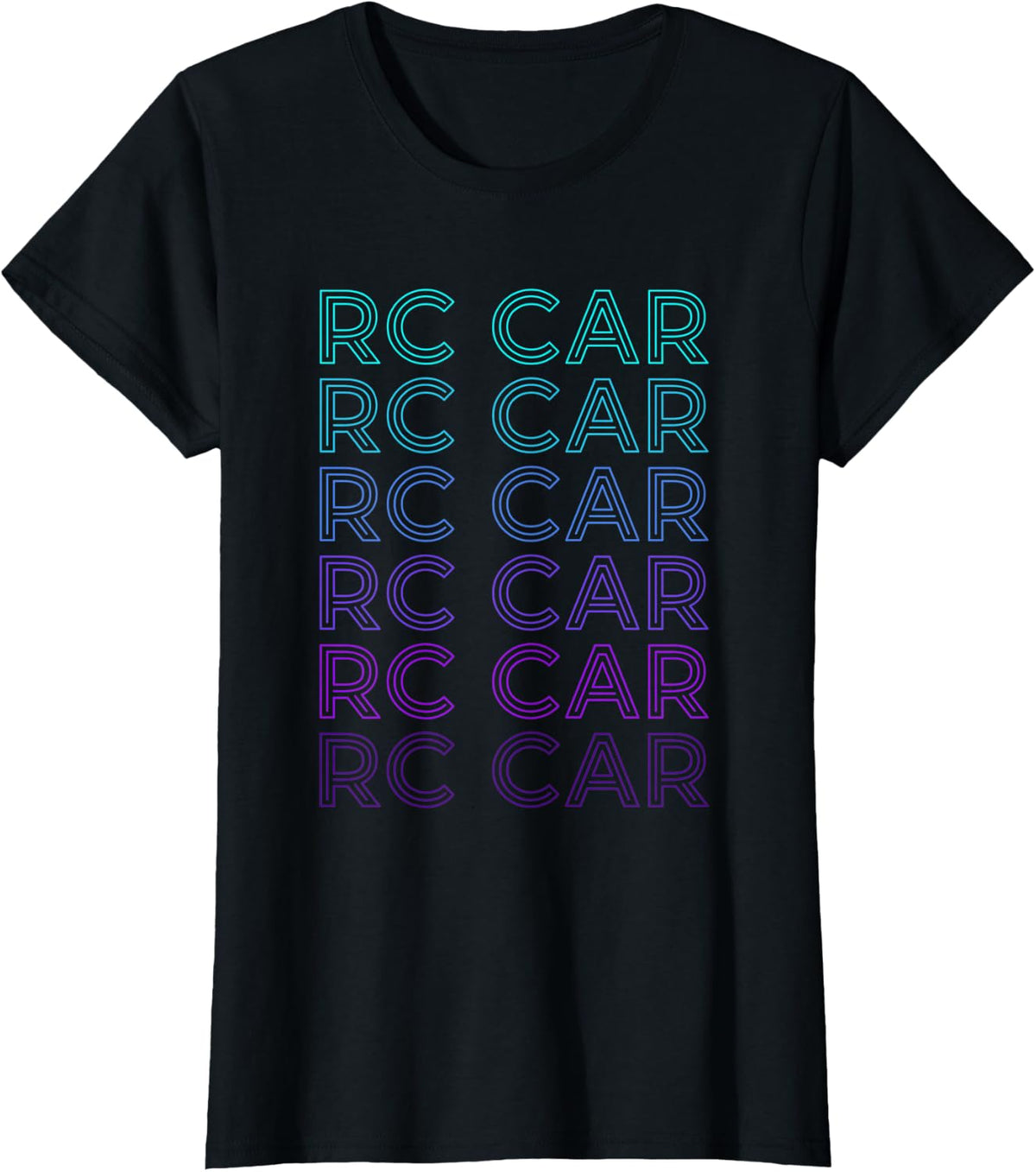 RC Car Racing Racer Retro T-Shirt - Black