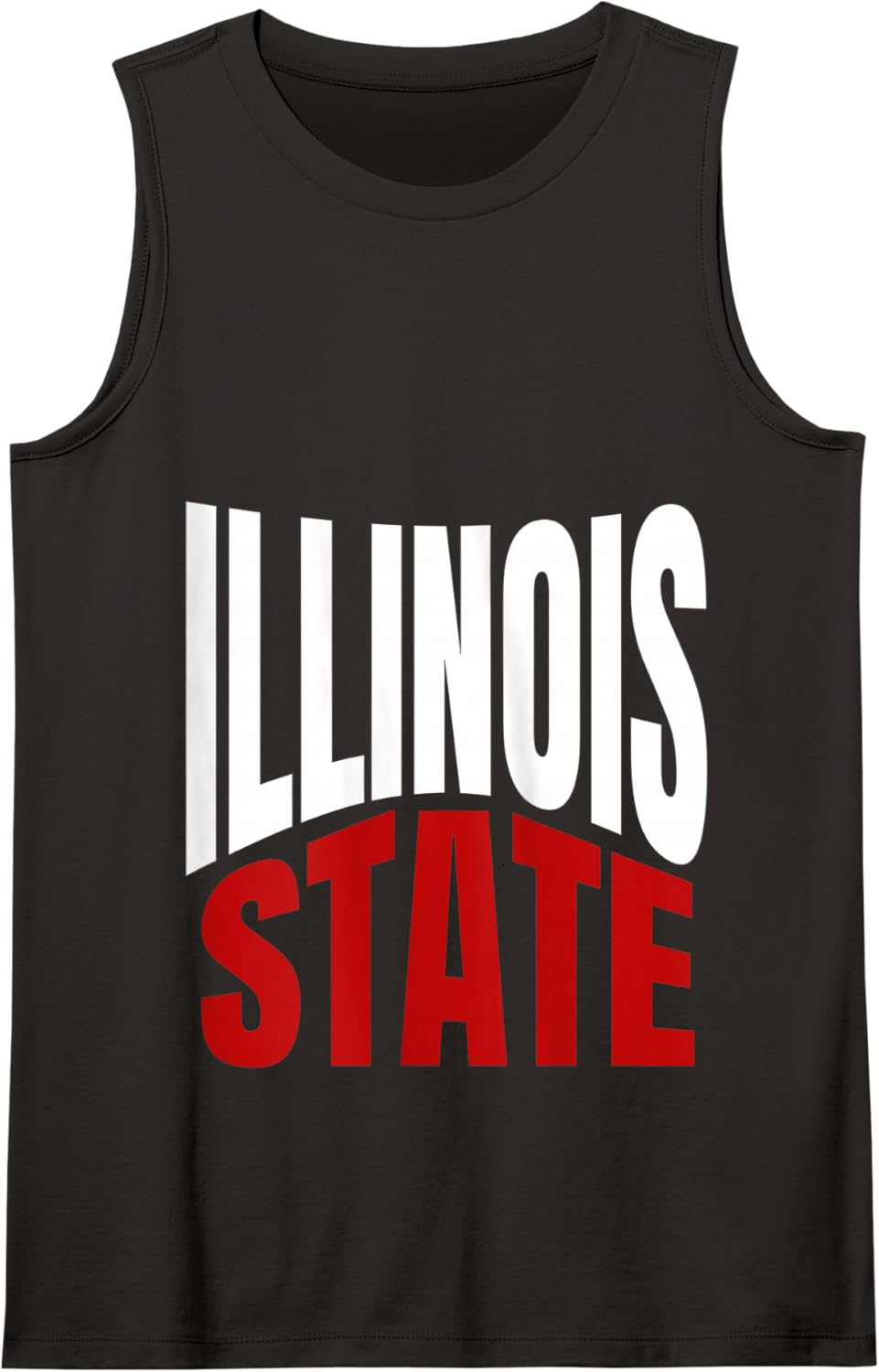 State Of Illinois IL Tank Top - Black