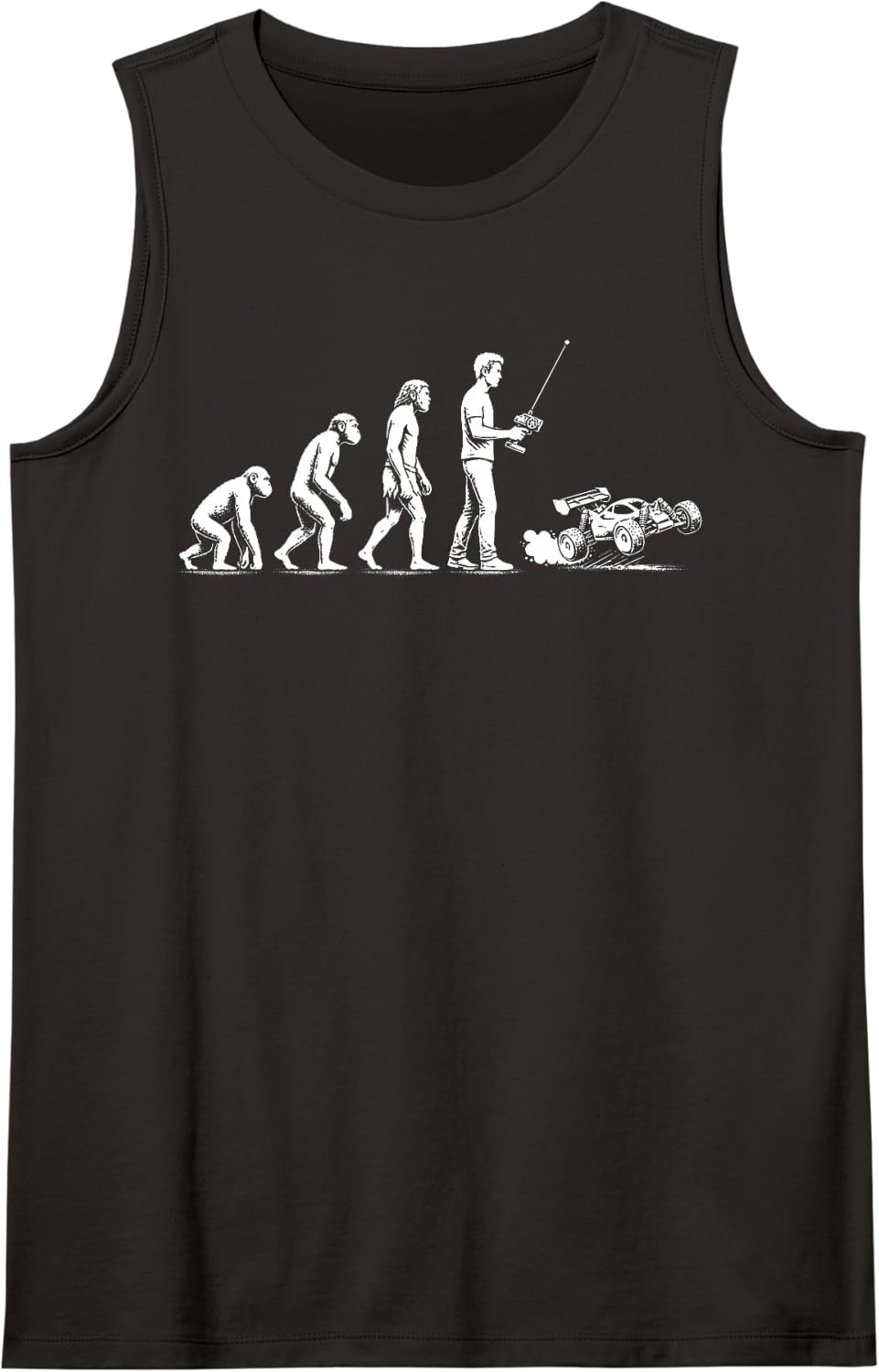 RC Car Humor Remote Control Racer Sleeveless Tank Top - Black
