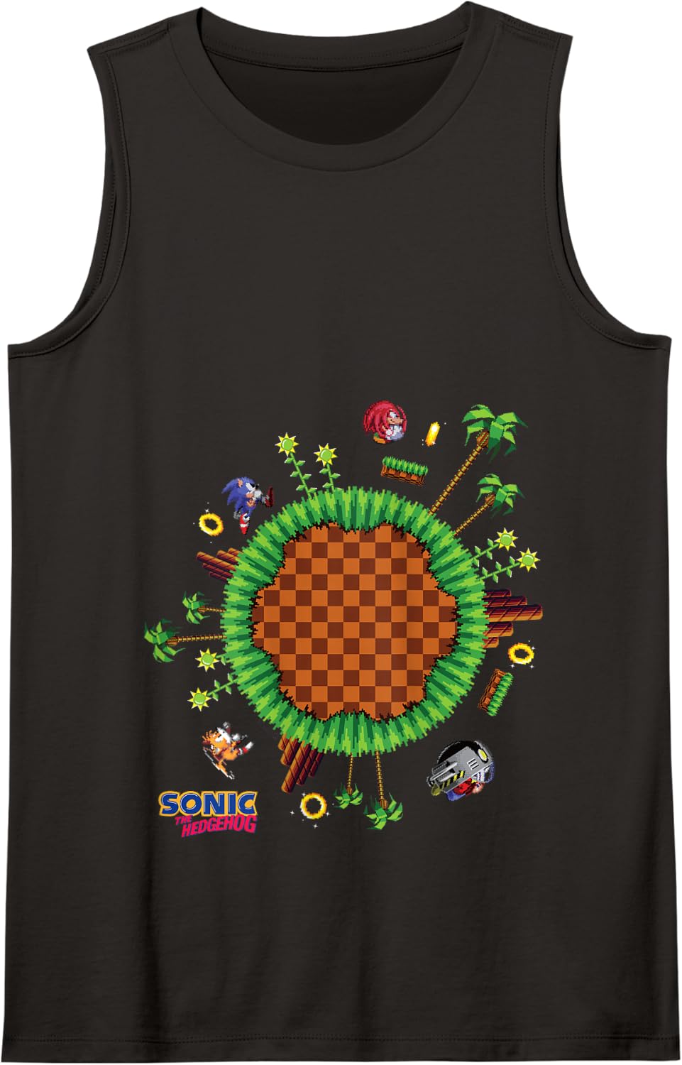 Sonic the Hedgehog - World Tank Top - Black