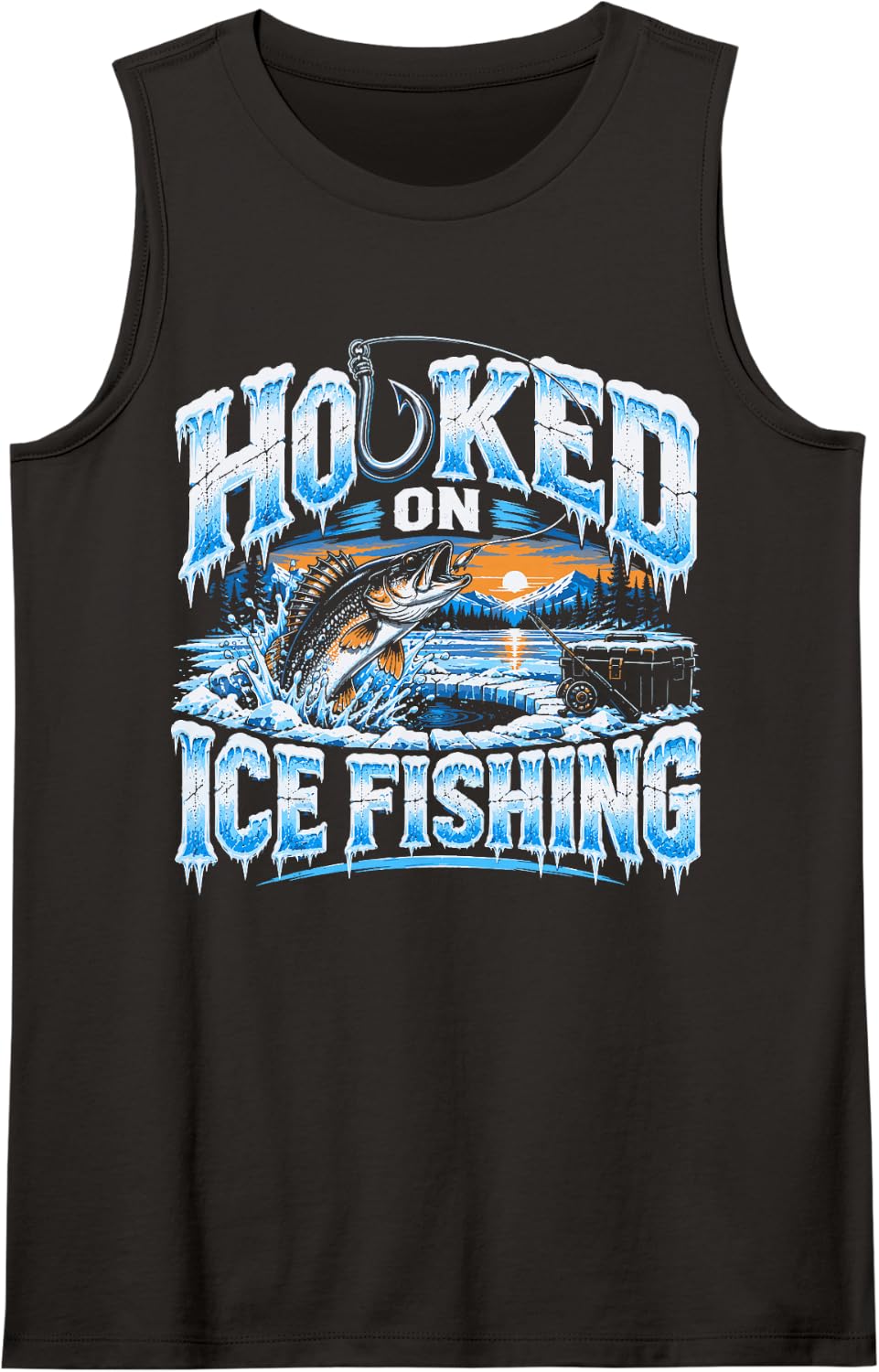 Sleeveless Tank Top - Black