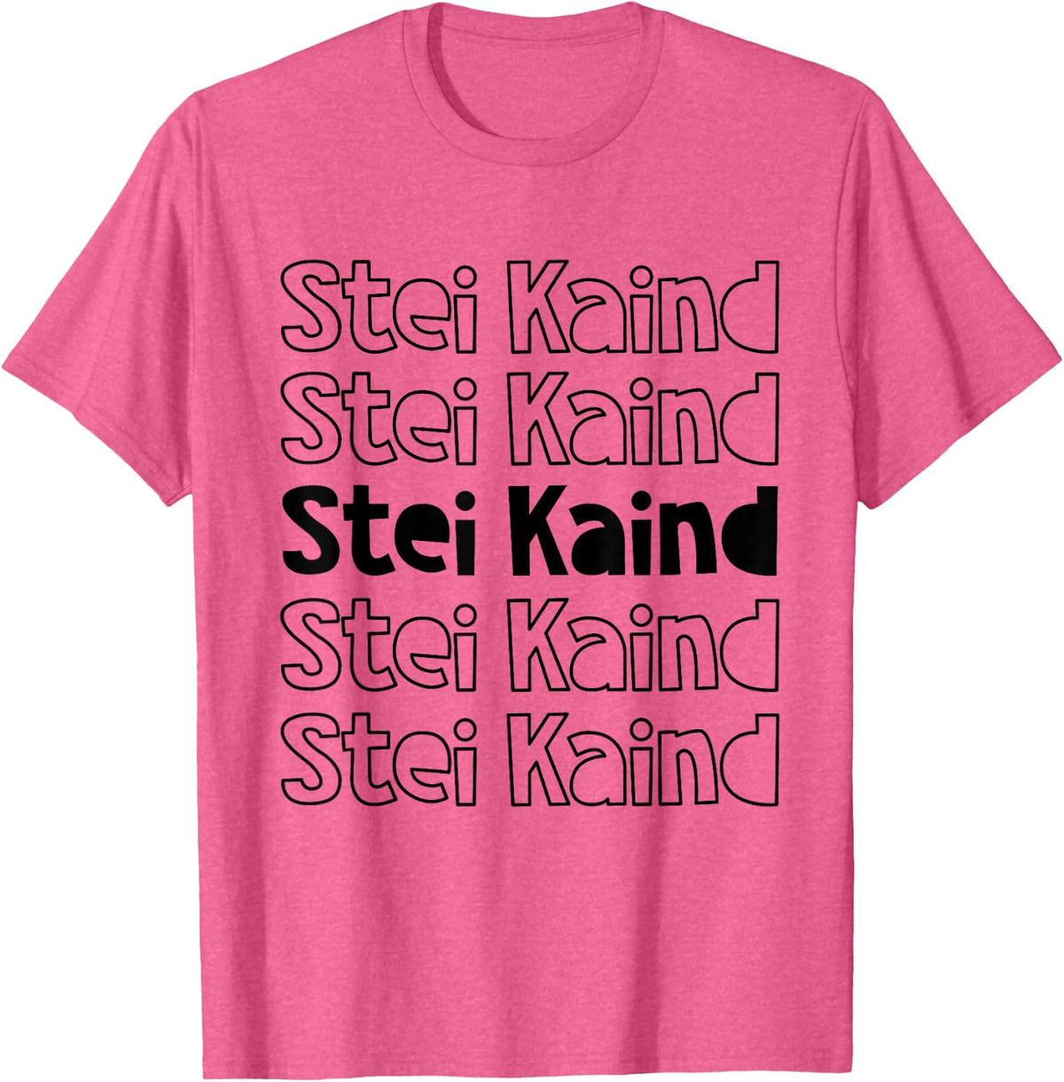 Stay Kind Phonetics SLP International Phonetic Alphabet IPA T-Shirt - Pink Heather
