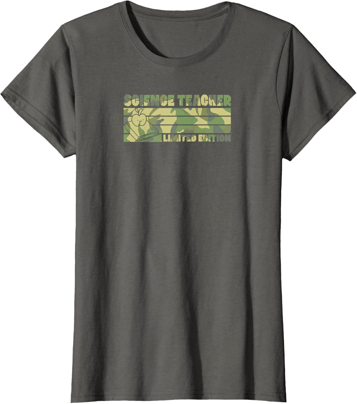 Science Teacher Limited Edition Retro 70s Style Teacher T-Shirt - Asphalt Grey