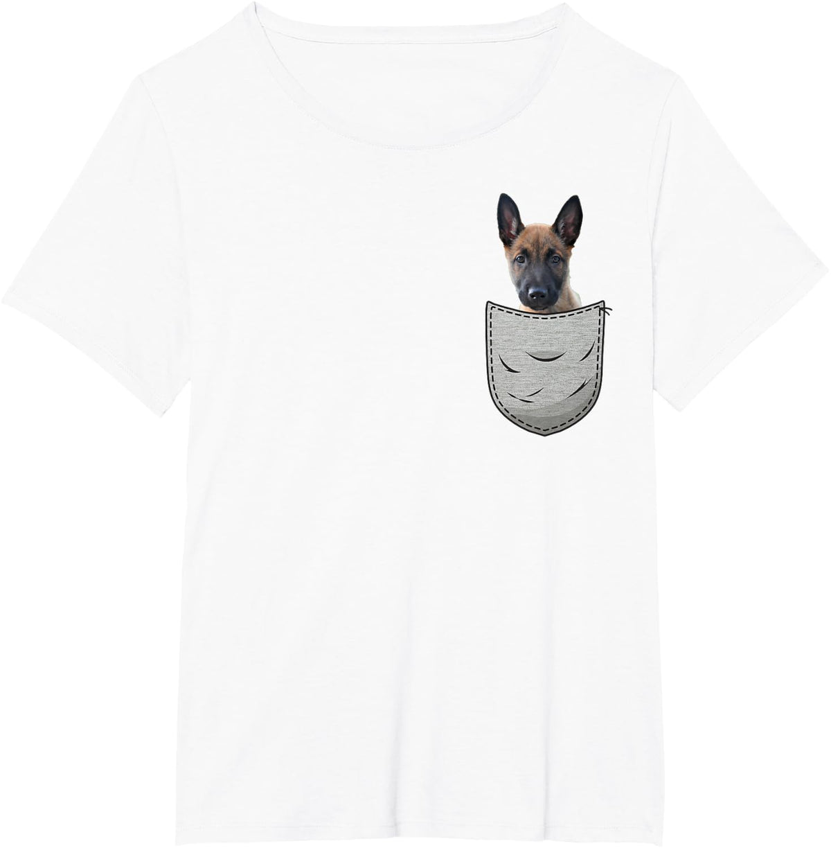 Belgian Malinois Puppies Dog Lovers Mechelaar T-Shirt - White