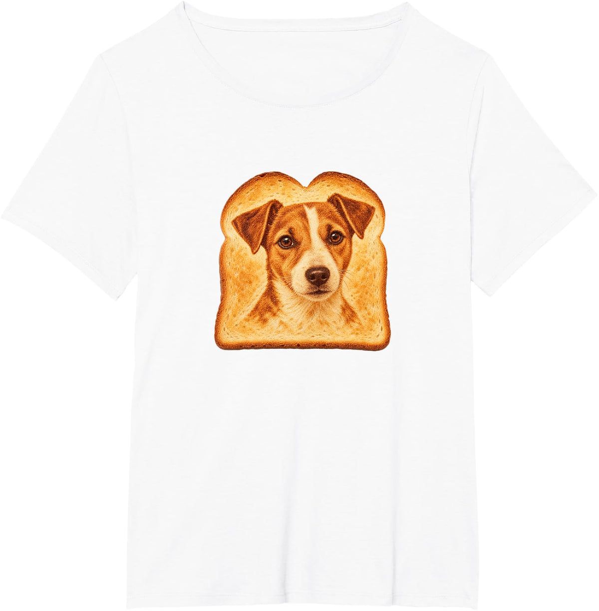 Jack Russell Terrier Toast Funny Dog Humor Design T-Shirt - White