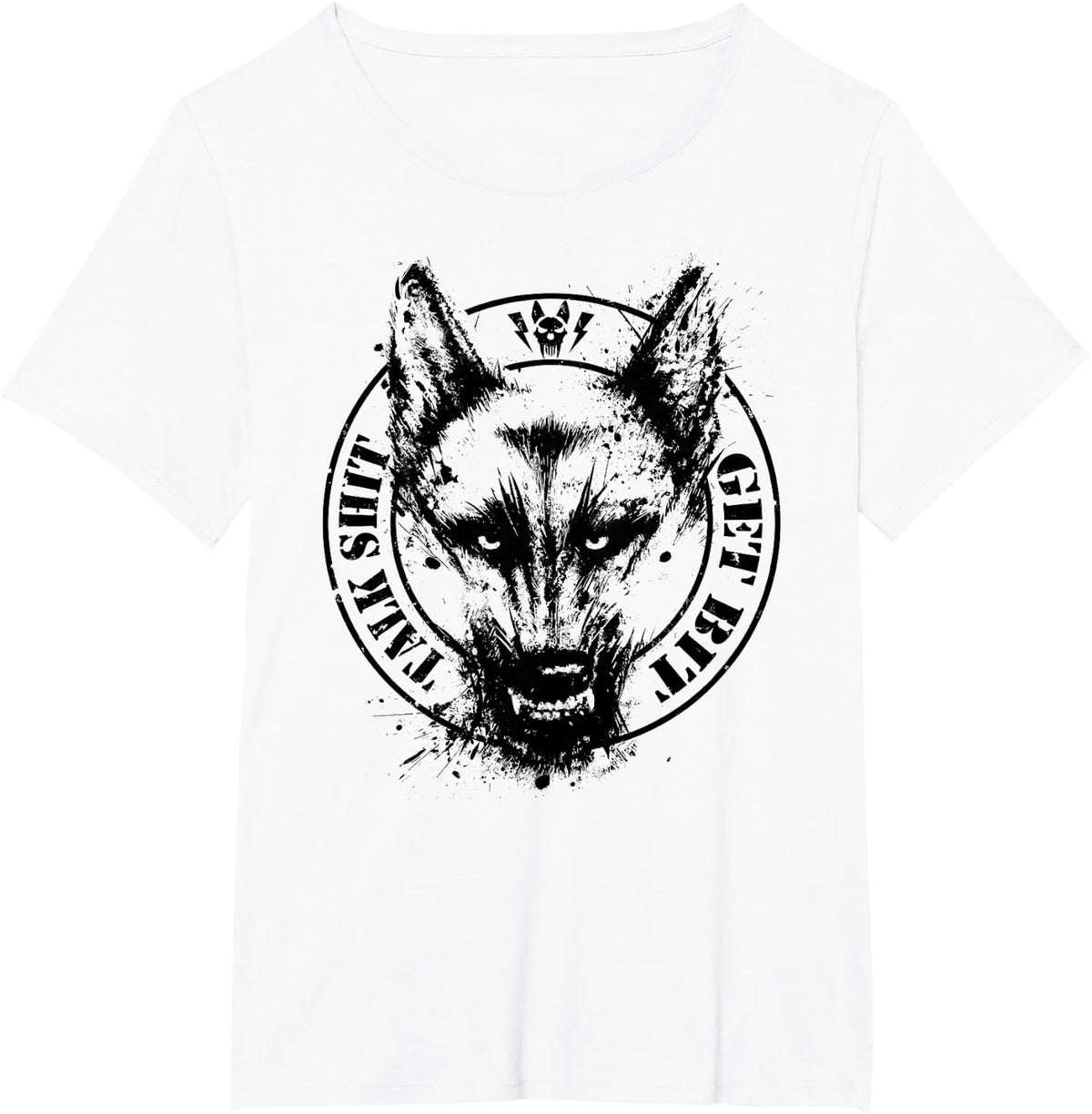 belgian malinois talk shit get bit T-Shirt - White