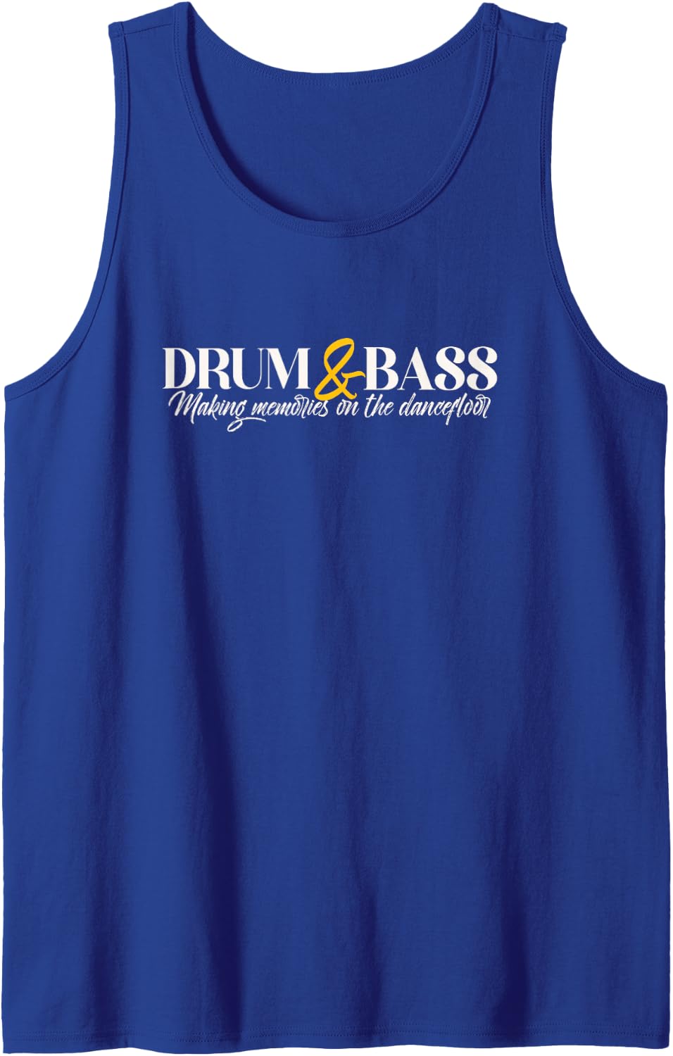 Drum and Bass Dubstep Junglist DnB Tank Top - Royal Blue