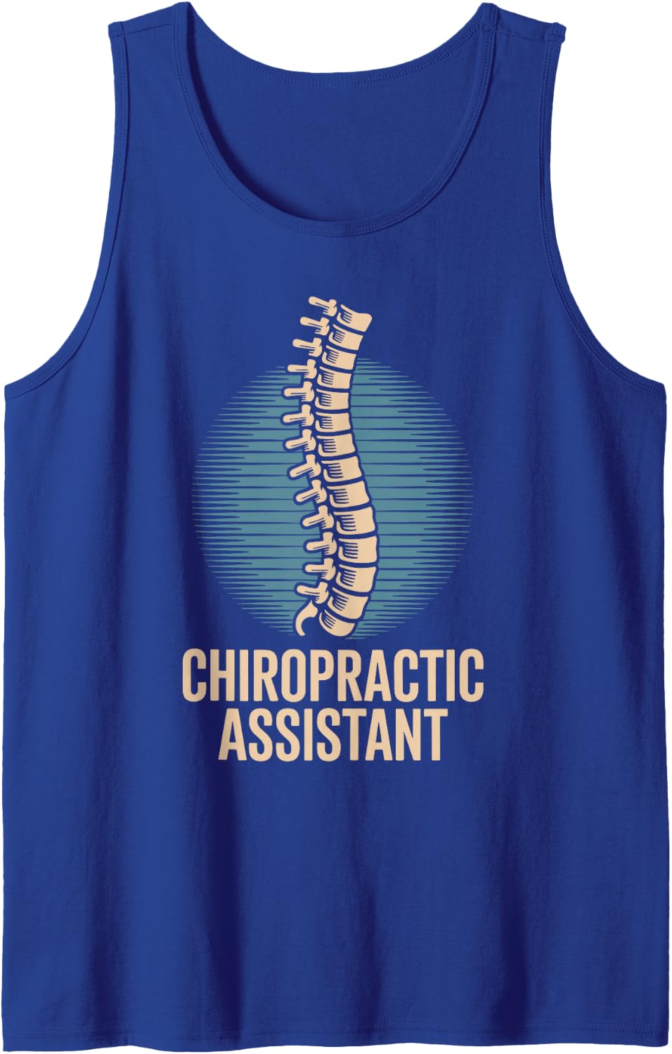 Chiropractic Assistant Sleeveless Tank Top - Royal Blue