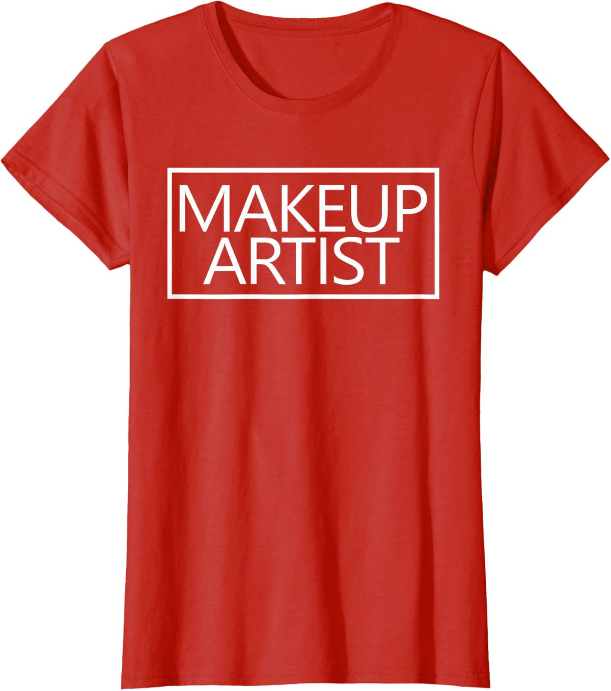 Makeup Artist Graduation Women Men Cosmetology Beauty T-Shirt - Red