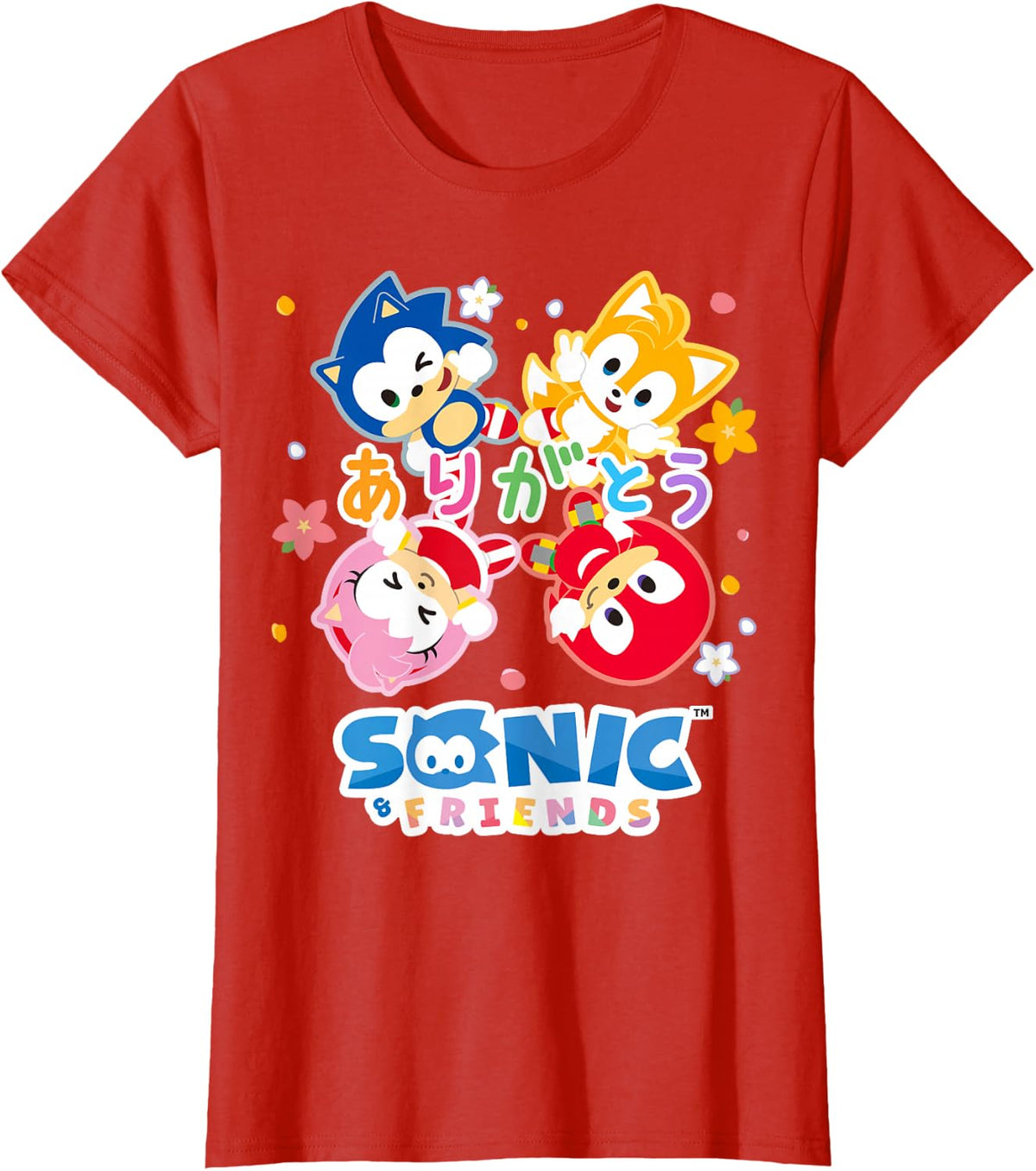 Sonic & Friends Together T-Shirt - Red