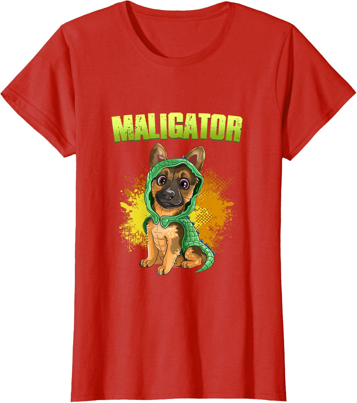 Belgian Malinois Shirt - Maligator T-Shirt - Red