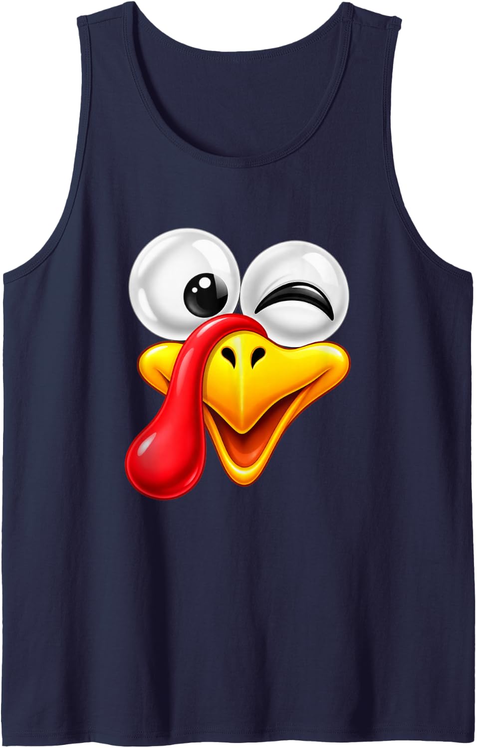 Cute Kids Sleeveless Tank Top - Navy Blue