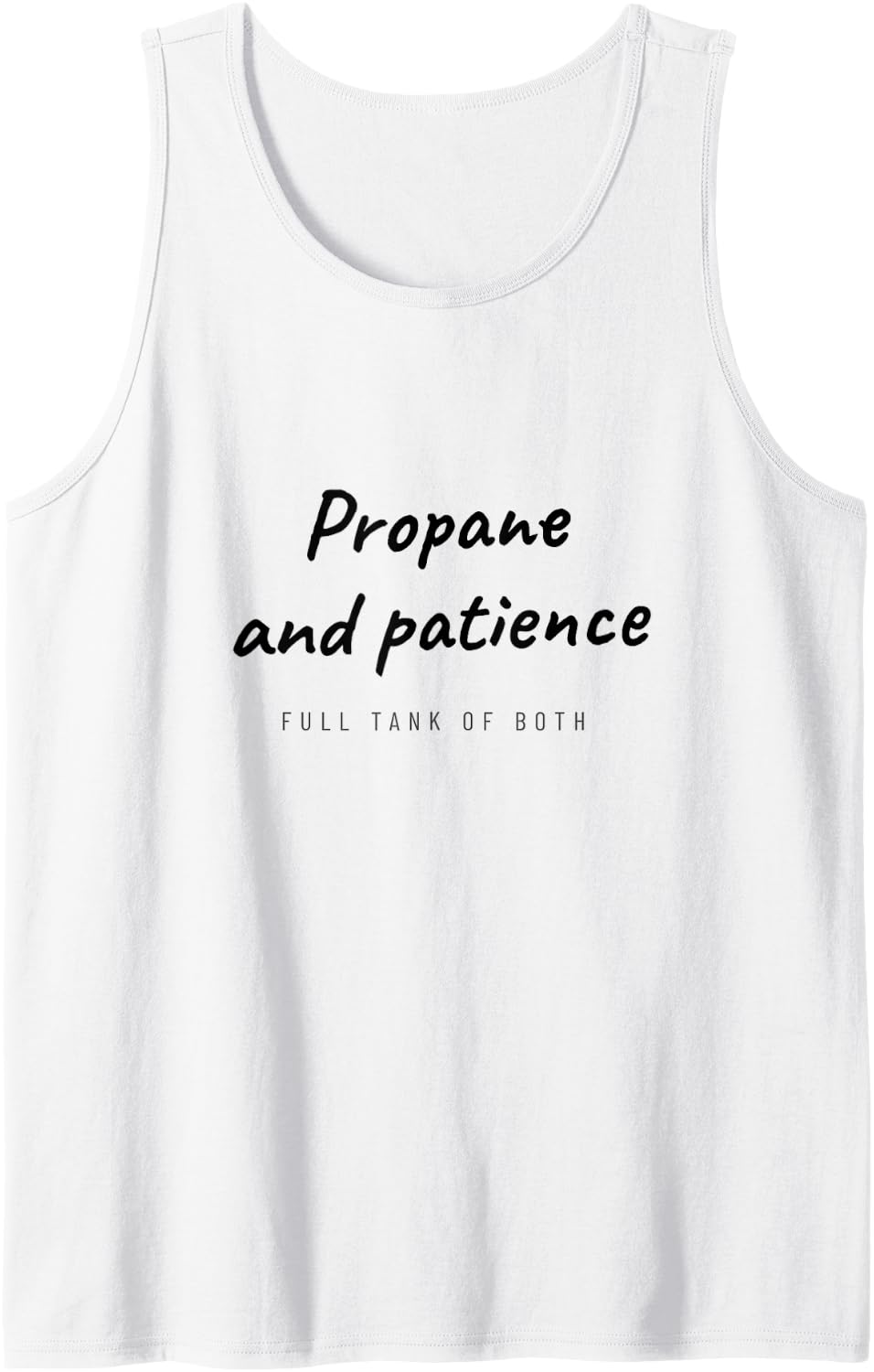 Forklift - Propane and Patience - Warehouse Crew Sleeveless Tank Top - White
