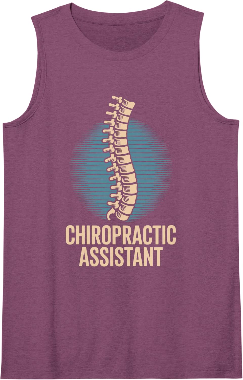 Chiropractic Assistant Sleeveless Tank Top - Purple