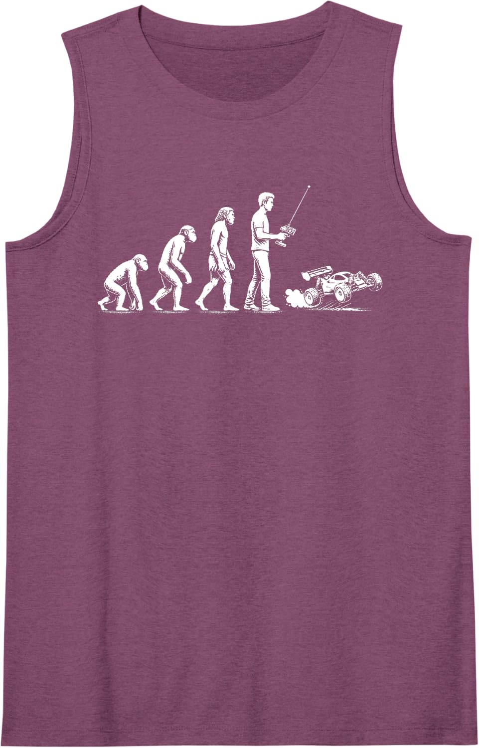 RC Car Humor Remote Control Racer Sleeveless Tank Top - Purple