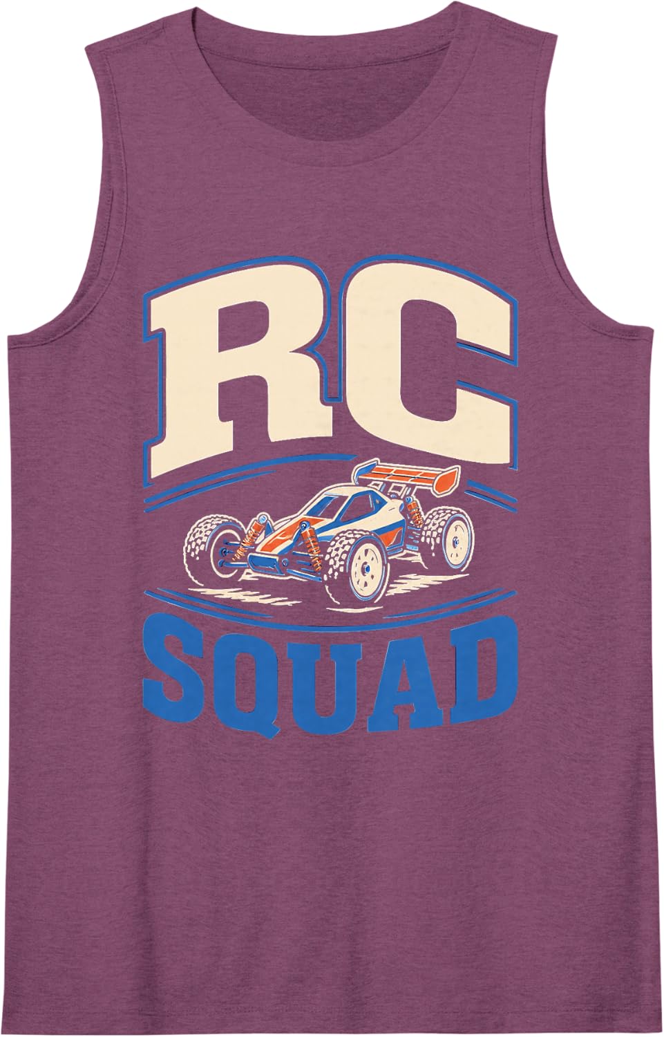 Vintage RC Car Racing RC Racer Sleeveless Tank Top - Purple