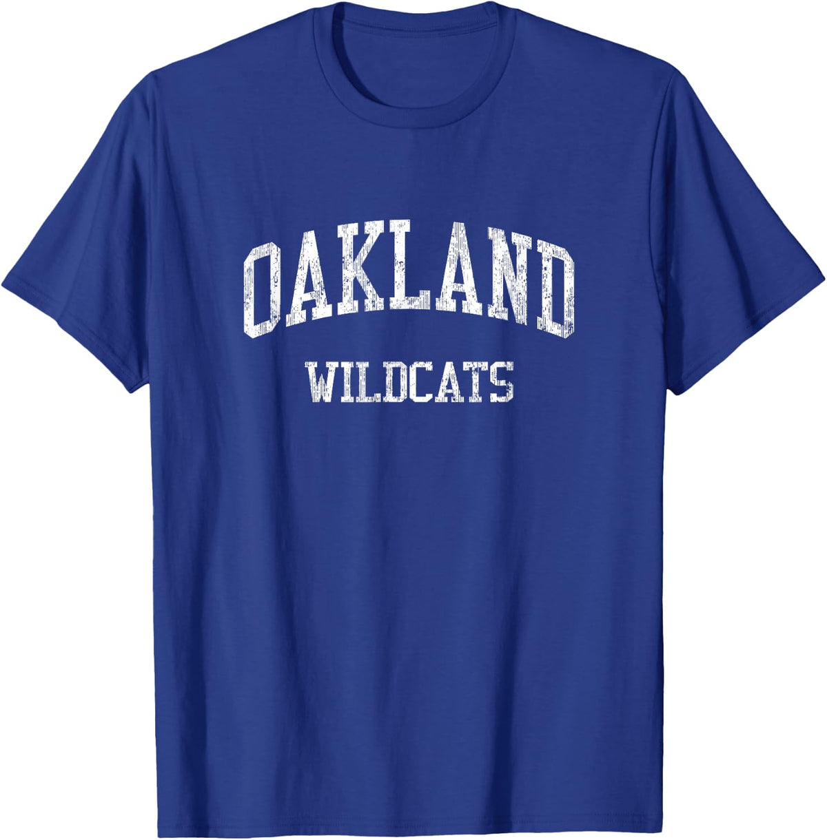 Oakland High School HS Oakland CA Vintage Sports T-Shirt - Royal Blue
