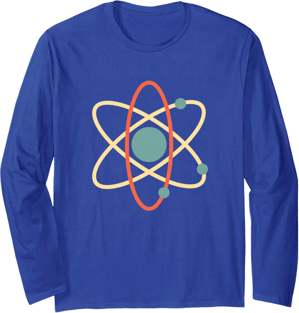 Teacher Science Teacher Atom, STEM Teacher, Physics & Chemi Long Sleeve T-Shirt - Adult Unisex Royal Blue