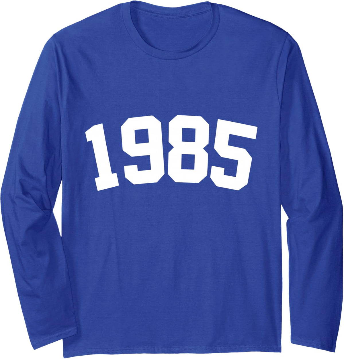 Vintage 1985 Birthday Long Sleeve T-Shirt - Adult Unisex Royal Blue