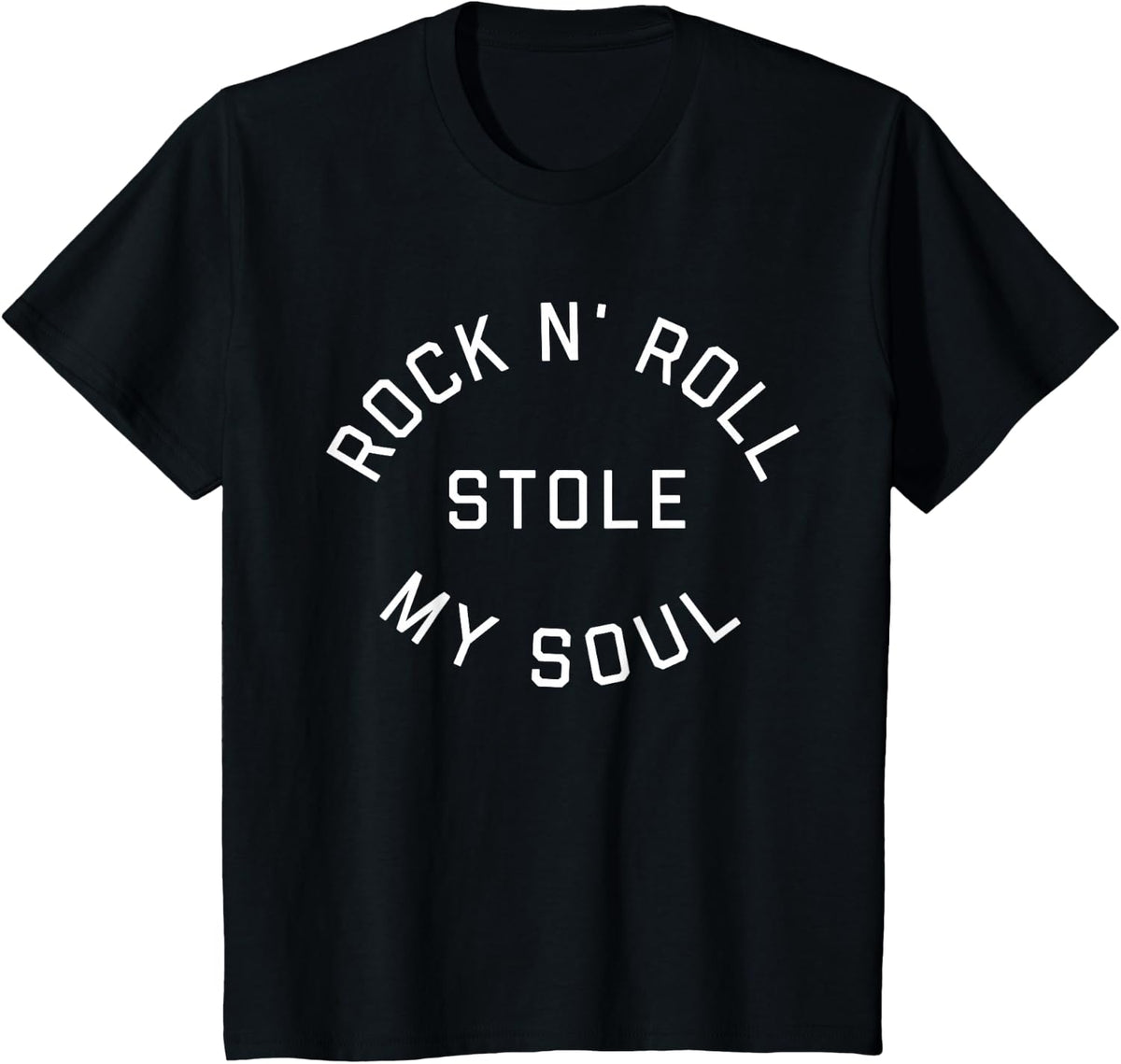Rock N' Roll My Soul Stole T-Shirt - Black