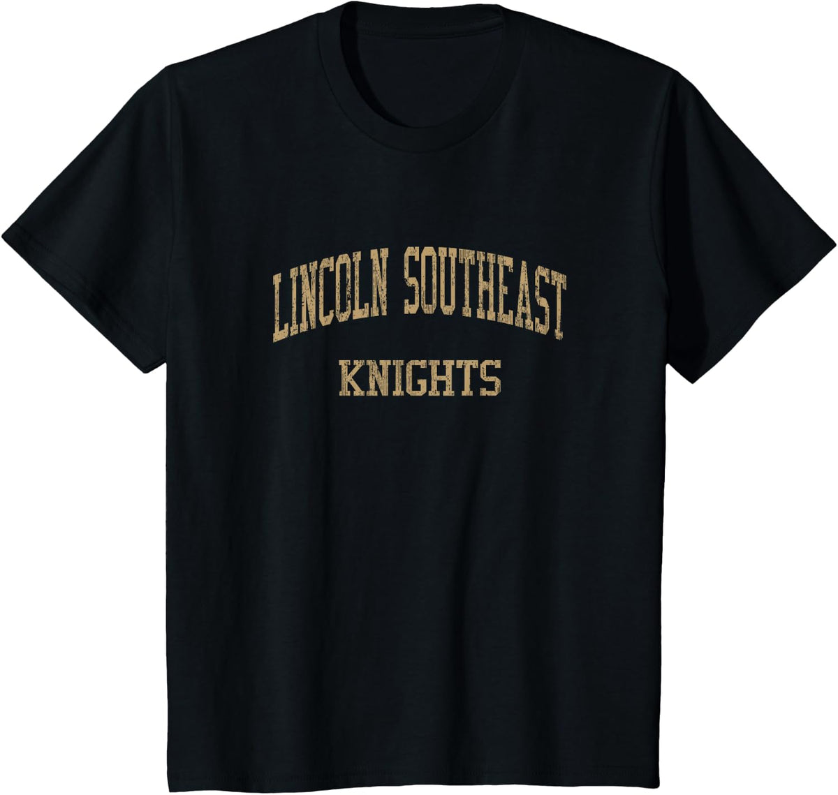 Lincoln Southeast High School HS Lincoln NE Vintage Sports T-Shirt - Black