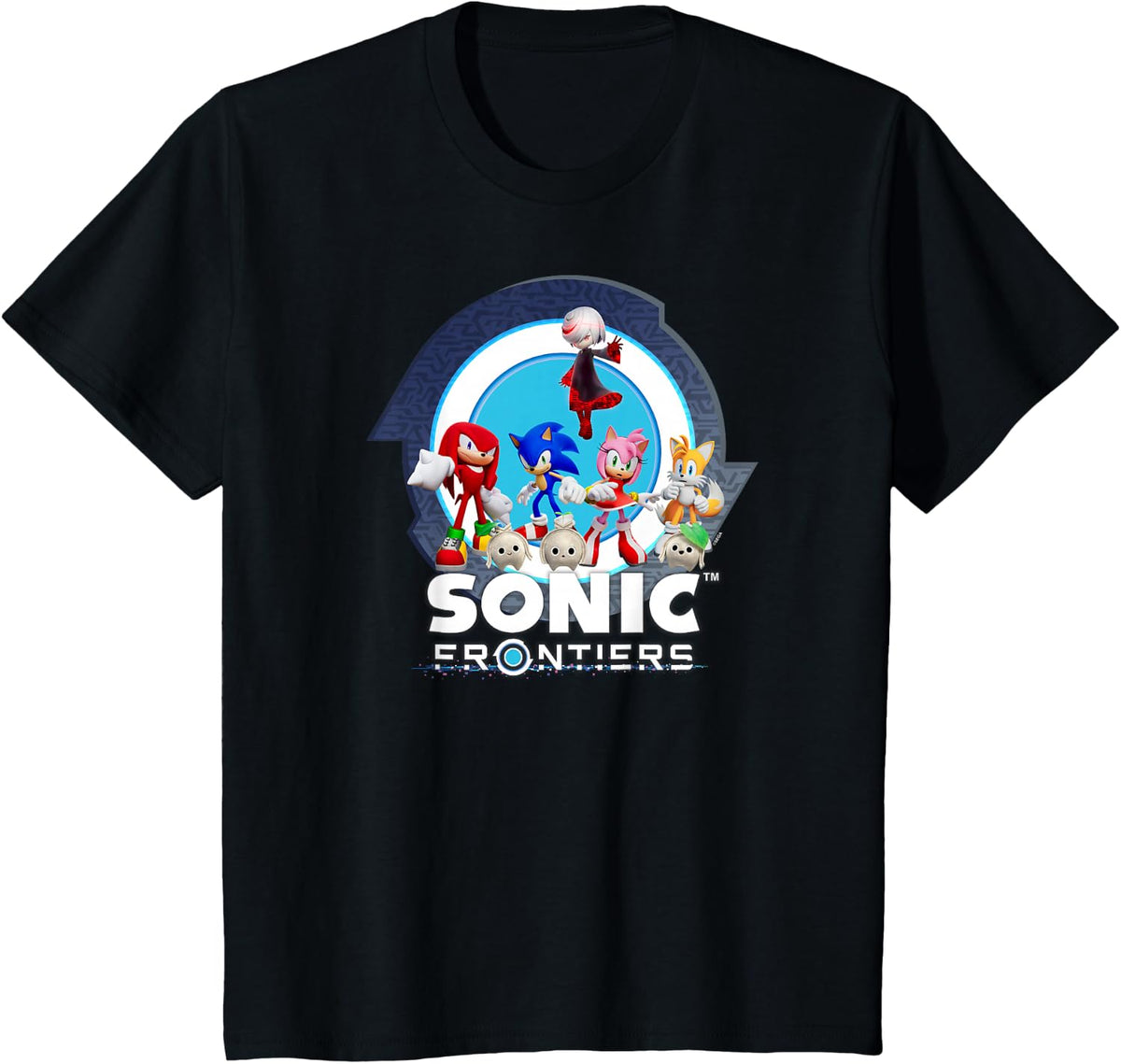 Sonic the Hedgehog, Sonic Frontiers - Team Frontiers T-Shirt - Black