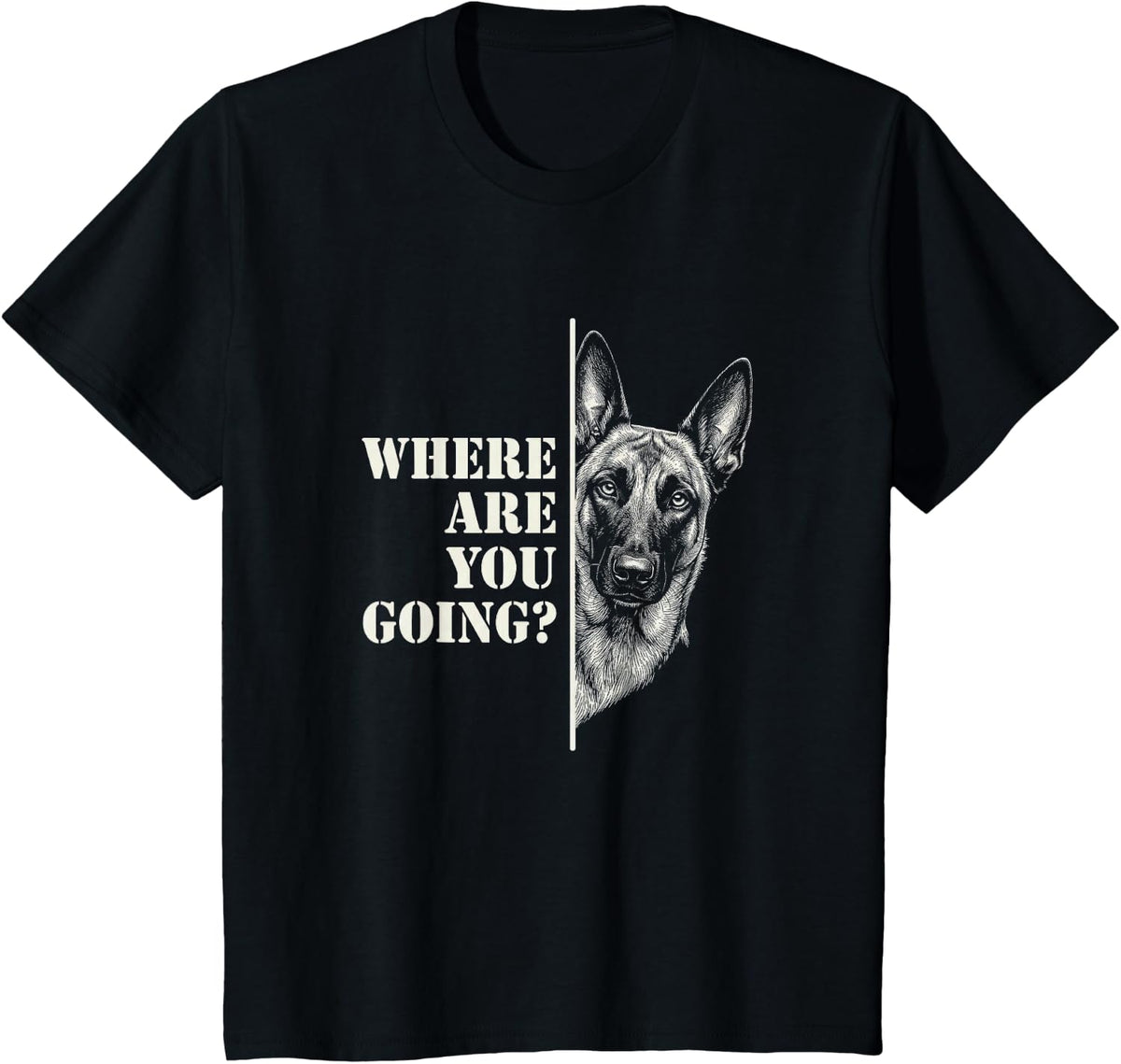 Belgian Malinois T-Shirt - Black